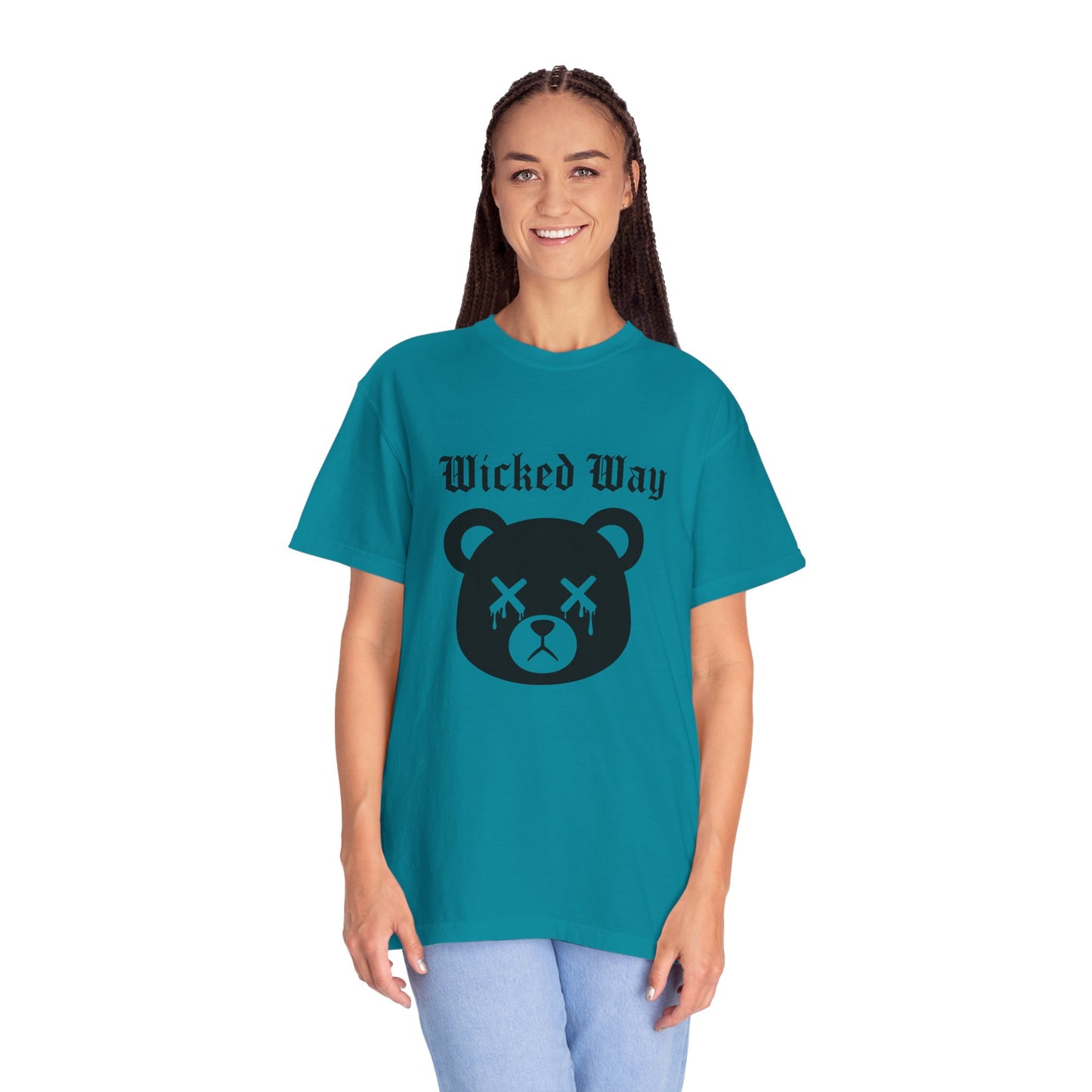 "Wicked Way" Dead Bear Head T-Shirt (Multi Color Options)