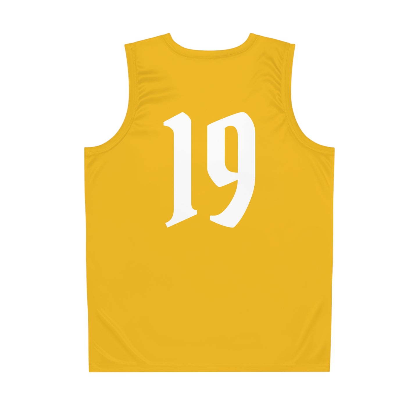 Yellow & White "Wicked Way" #19 Alt. Basketball Jersey