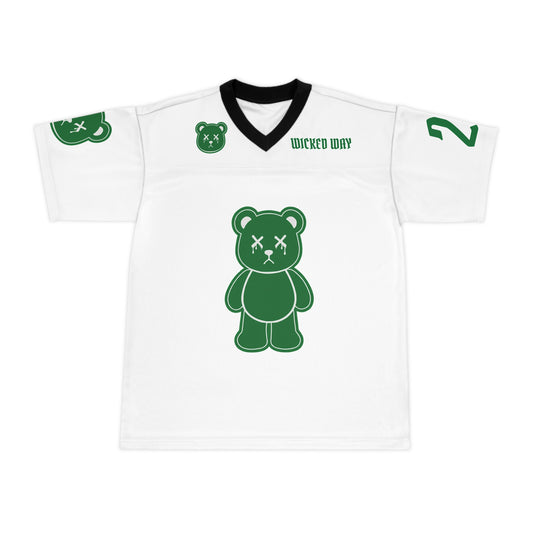 "Wicked Way" #20 Hall Deady Bears Football Jersey