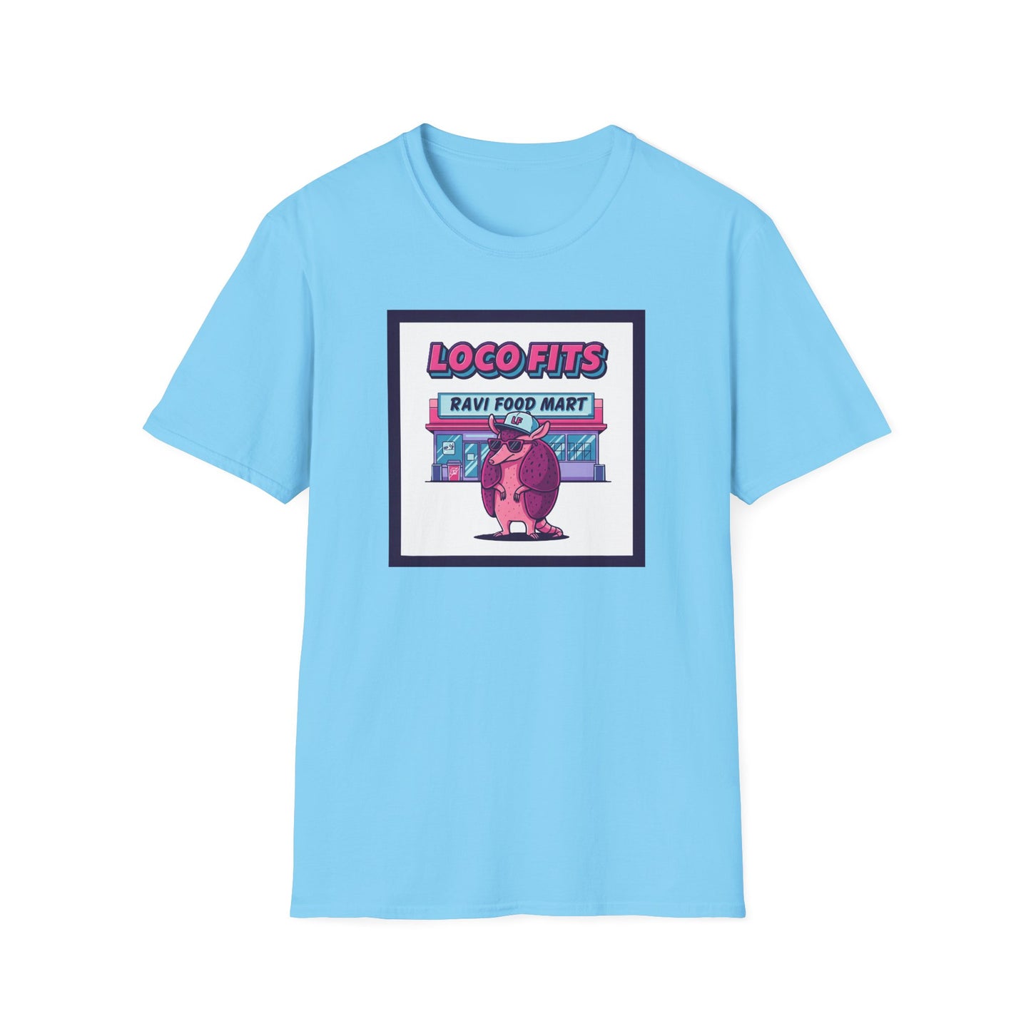 Loco Fits Ravi Food Mart Armadillo Graphic Tshirt
