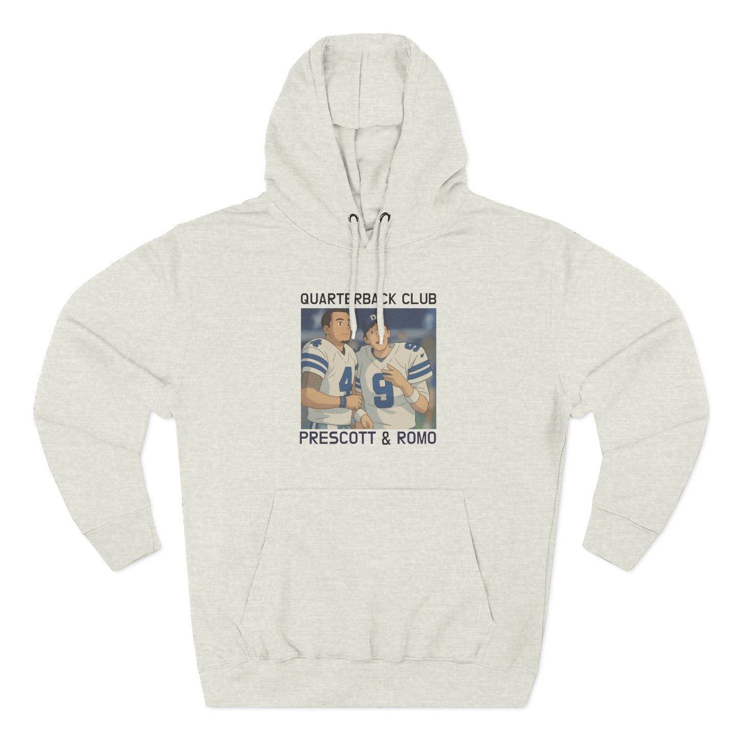Anime Football 'Quarterback Club Prescott & Romo' Three-Panel Fleece Hoodie