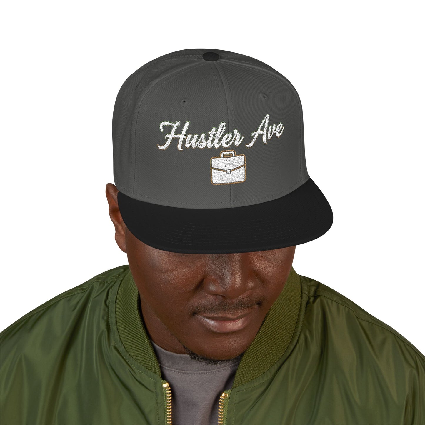 Base "Hustler Ave" All Business Briefcase Snapback