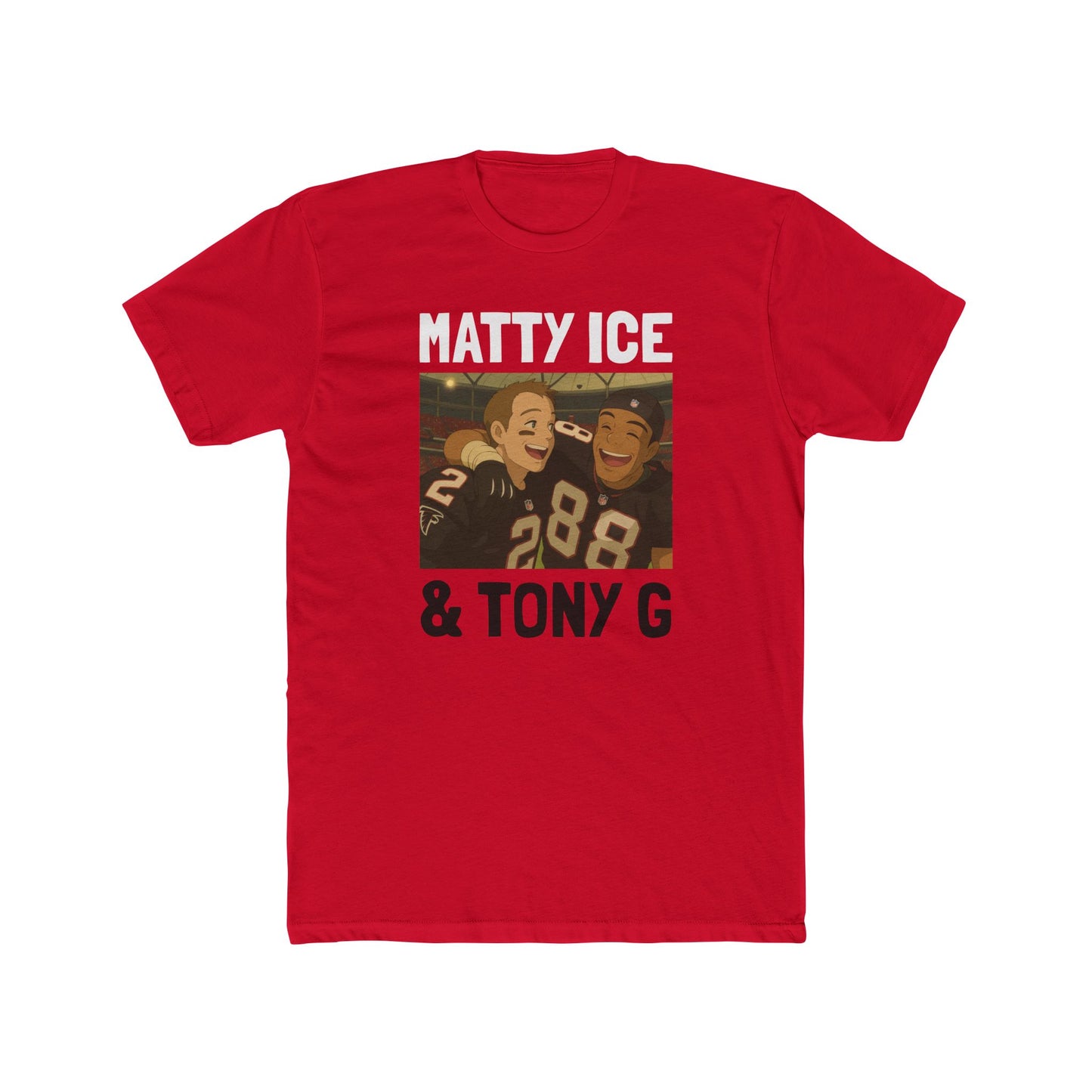 Anime Football 'Matty Ice & Tony G' Cotton Crew Tee