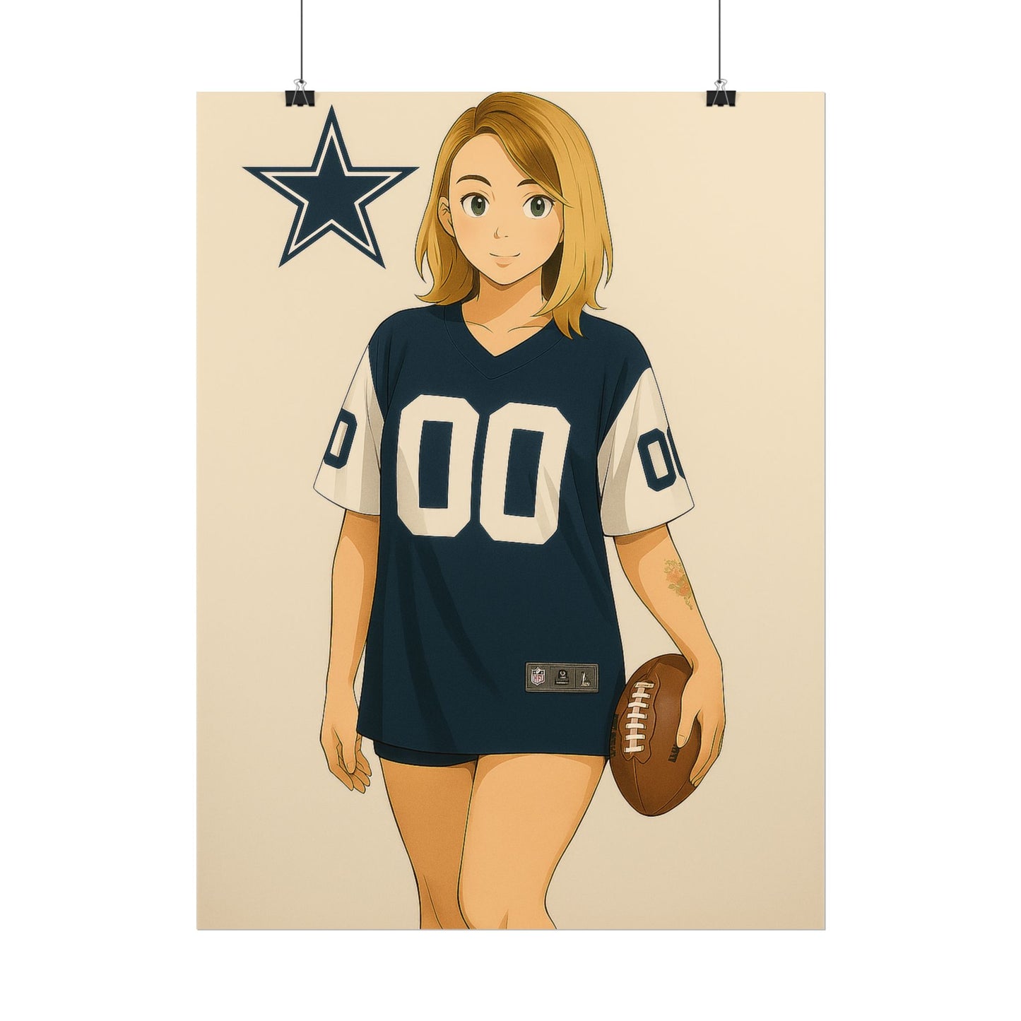 Loco Fits Anime Girls 'Cowboys Girl 1' Poster