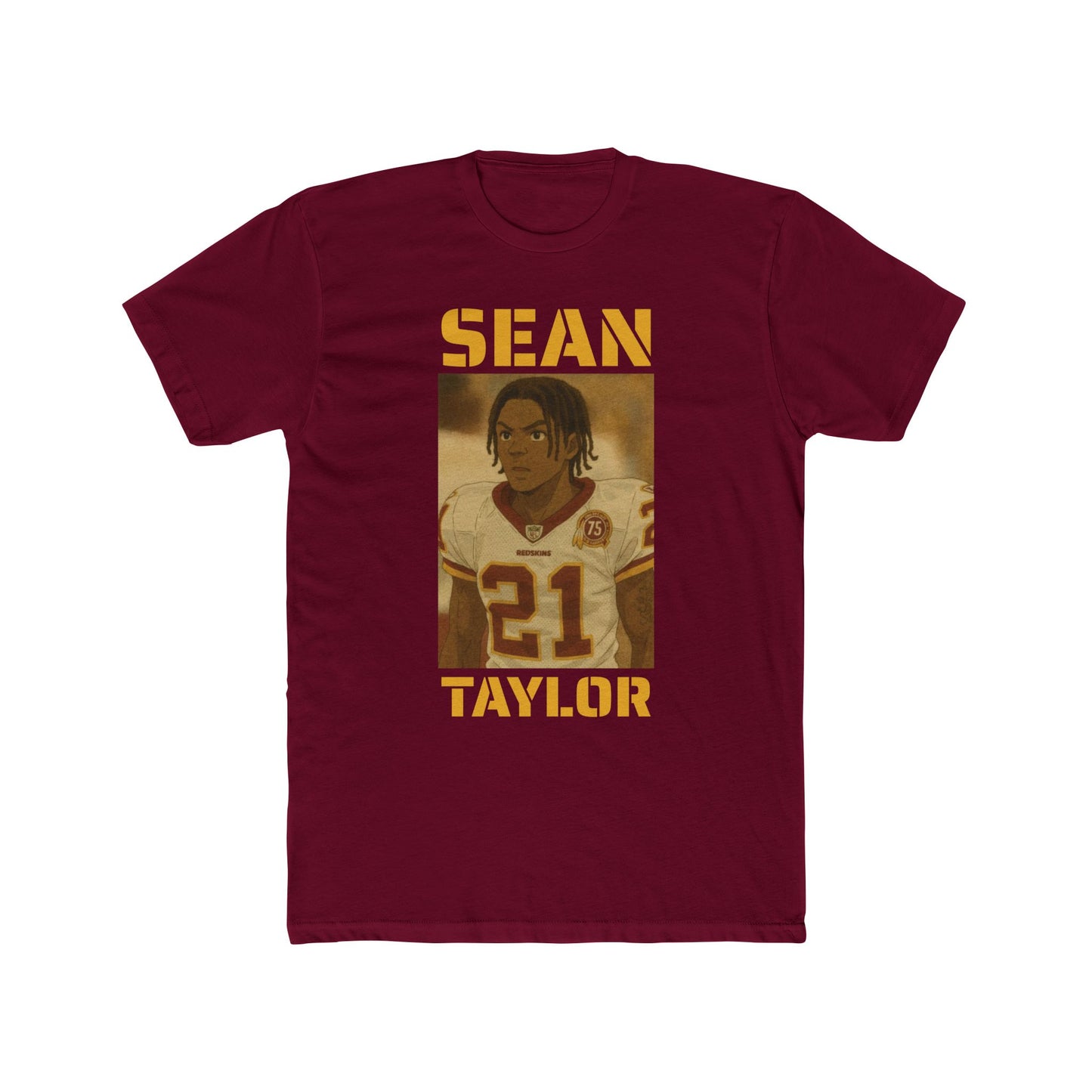 Anime Football 'Sean Taylor' Cotton Crew Tee