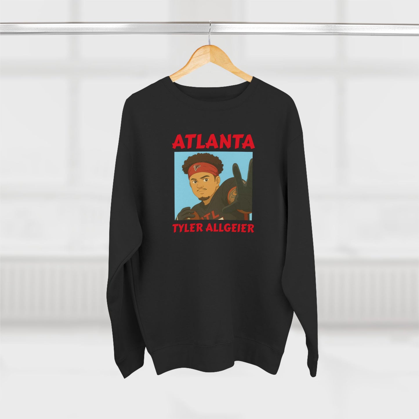 Anime Football 'Atlanta Tyler Allgeier' Crewneck Sweatshirt