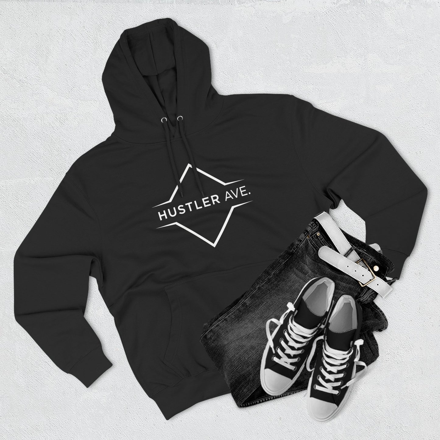 "Hustler Ave" Avalanche Motion Fleece Hoodie
