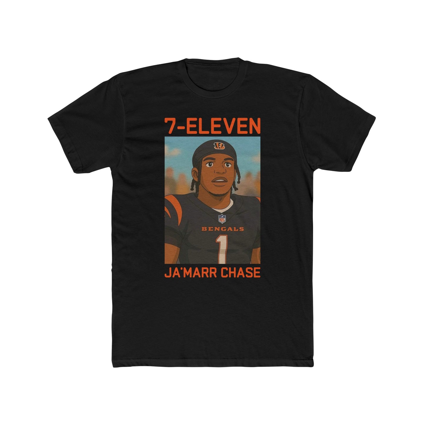 Anime Football '7-Eleven Ja'Marr Chase' Cotton Crew Tee