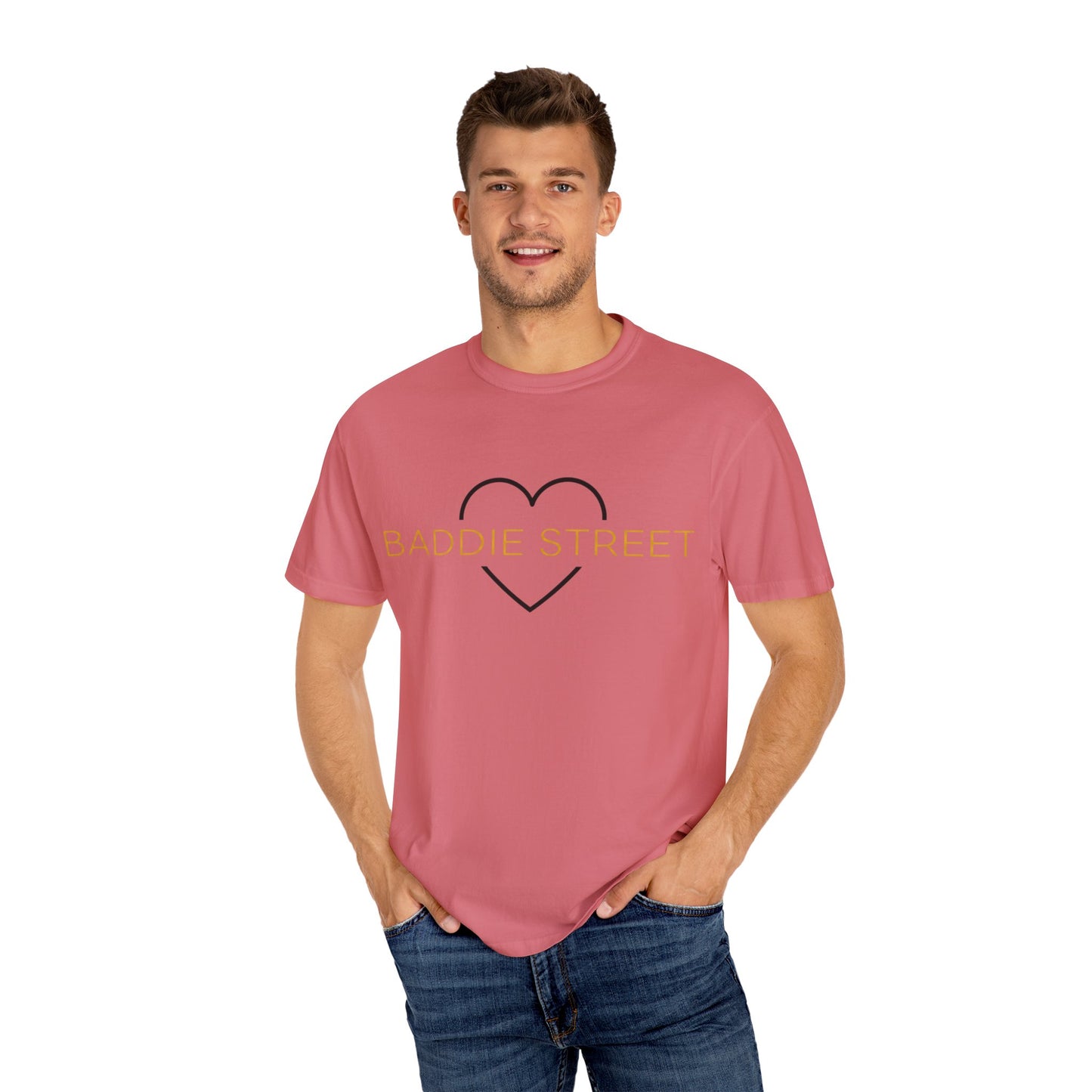 "Baddie Street" Classy Heart Gold Multi Color Option T-Shirt