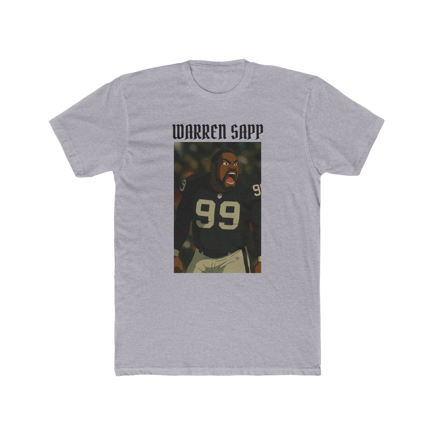 Anime Football 'Warren Sapp' Cotton Crew Tee