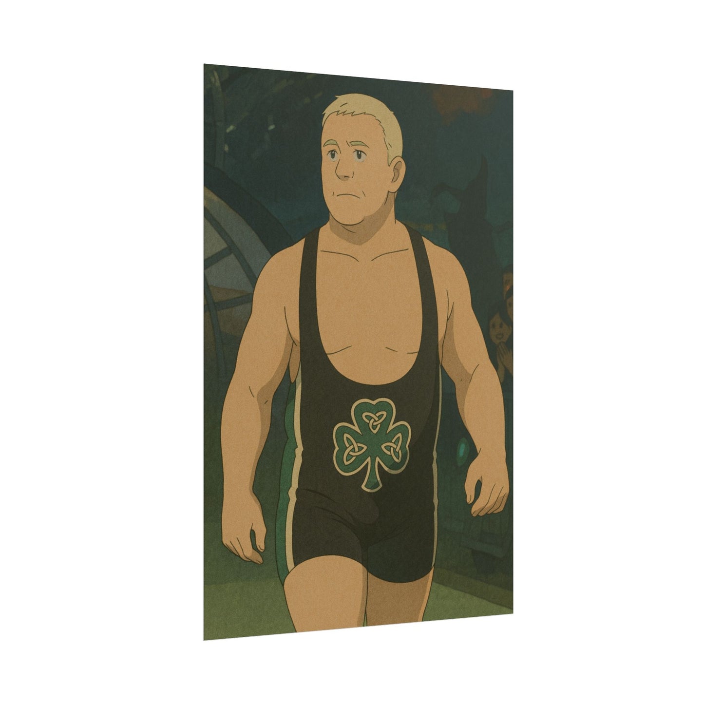 Loco Fits Anime Wrestling 'Luck of the Irish' Poster