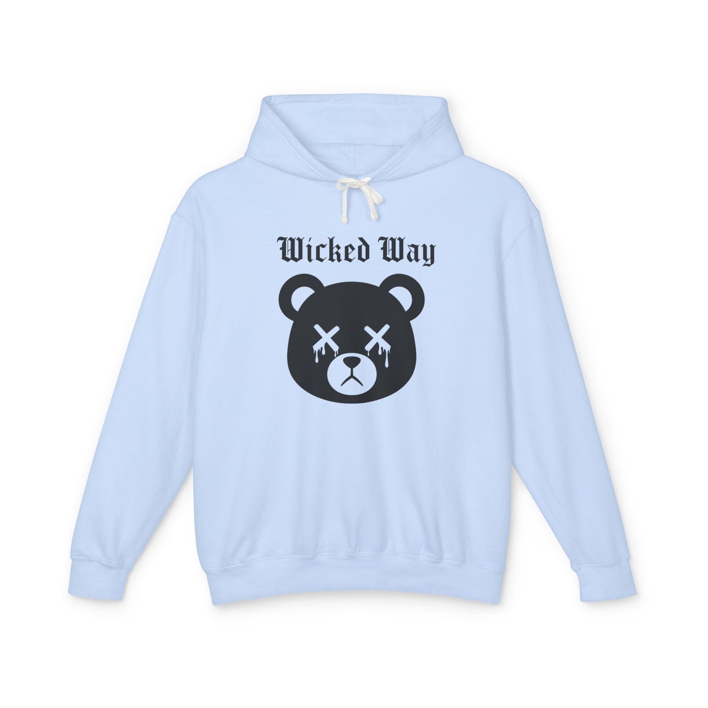 "Wicked Way" Deady Bear Head Graphic Hoodie