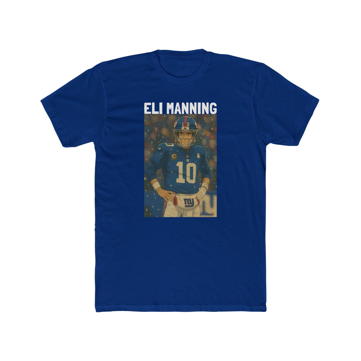 Anime Football 'Eli Manning' Cotton Crew Tee