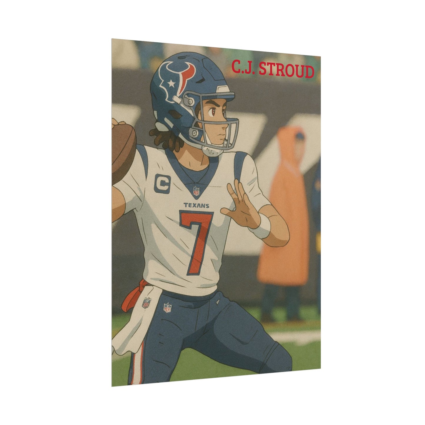 Loco Fits Anime Football 'CJ Stroud' Poster