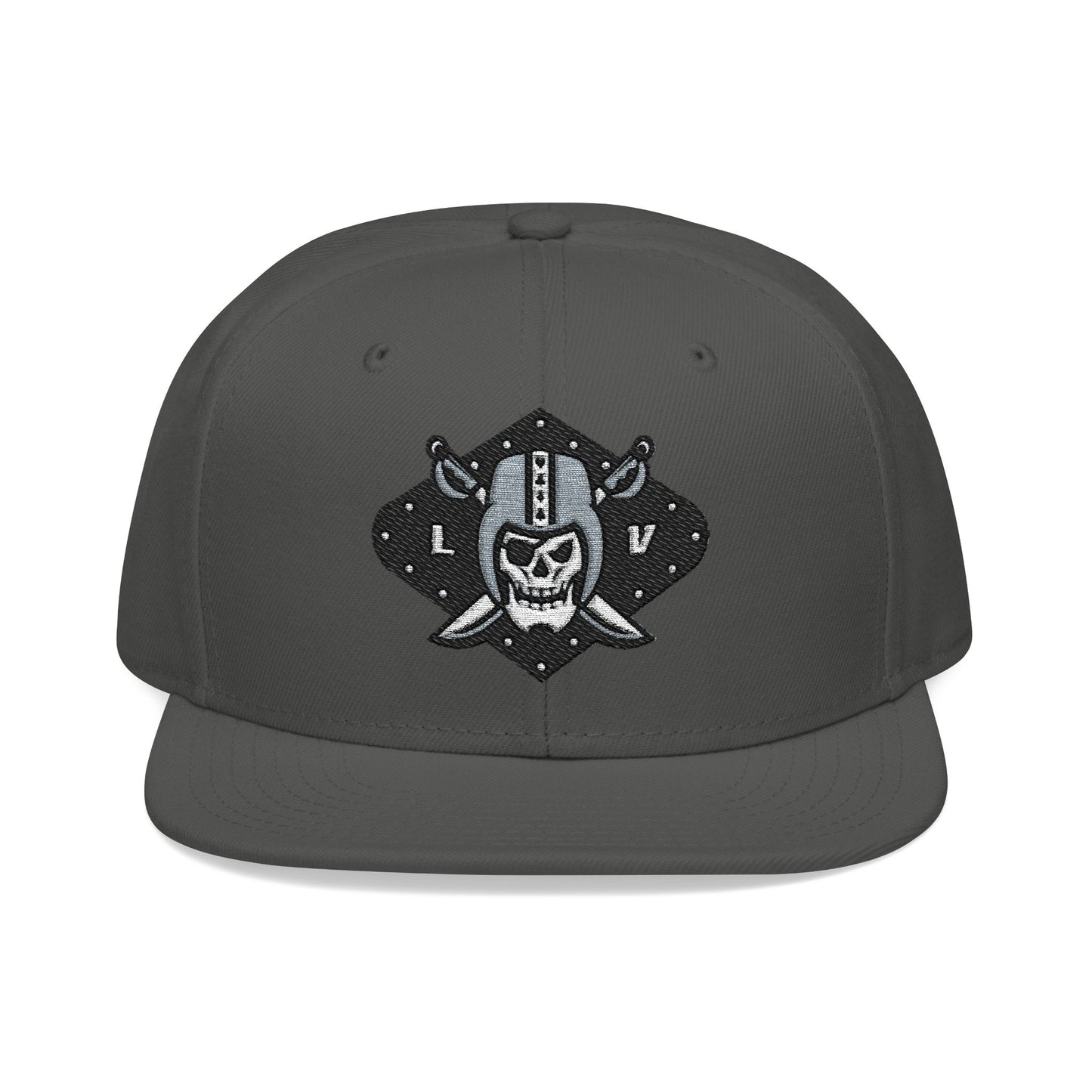 Loco Fits "NFL Las Vegas Raider Skull SIgn Concept Logo" Snapback (Embroidery)