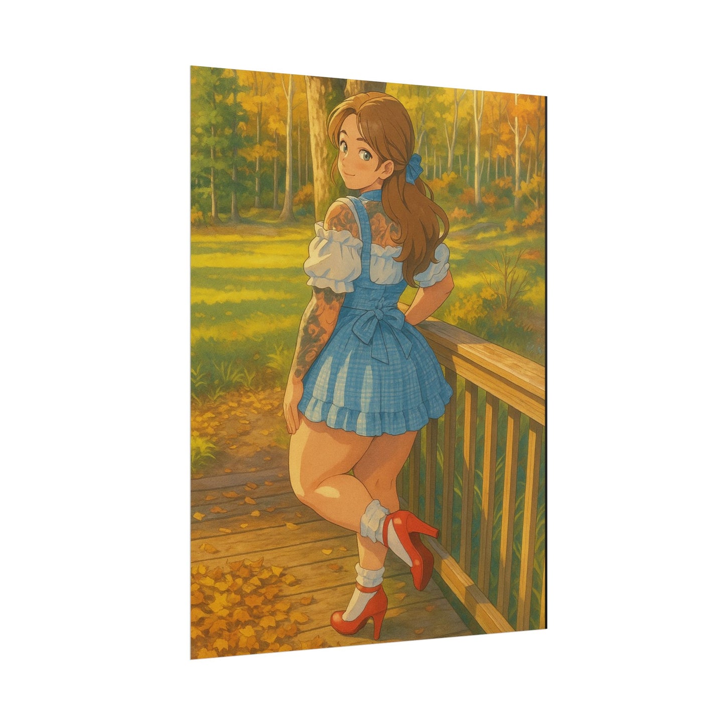 Loco Fits Anime Girls 'Oh My Dorothy' Poster