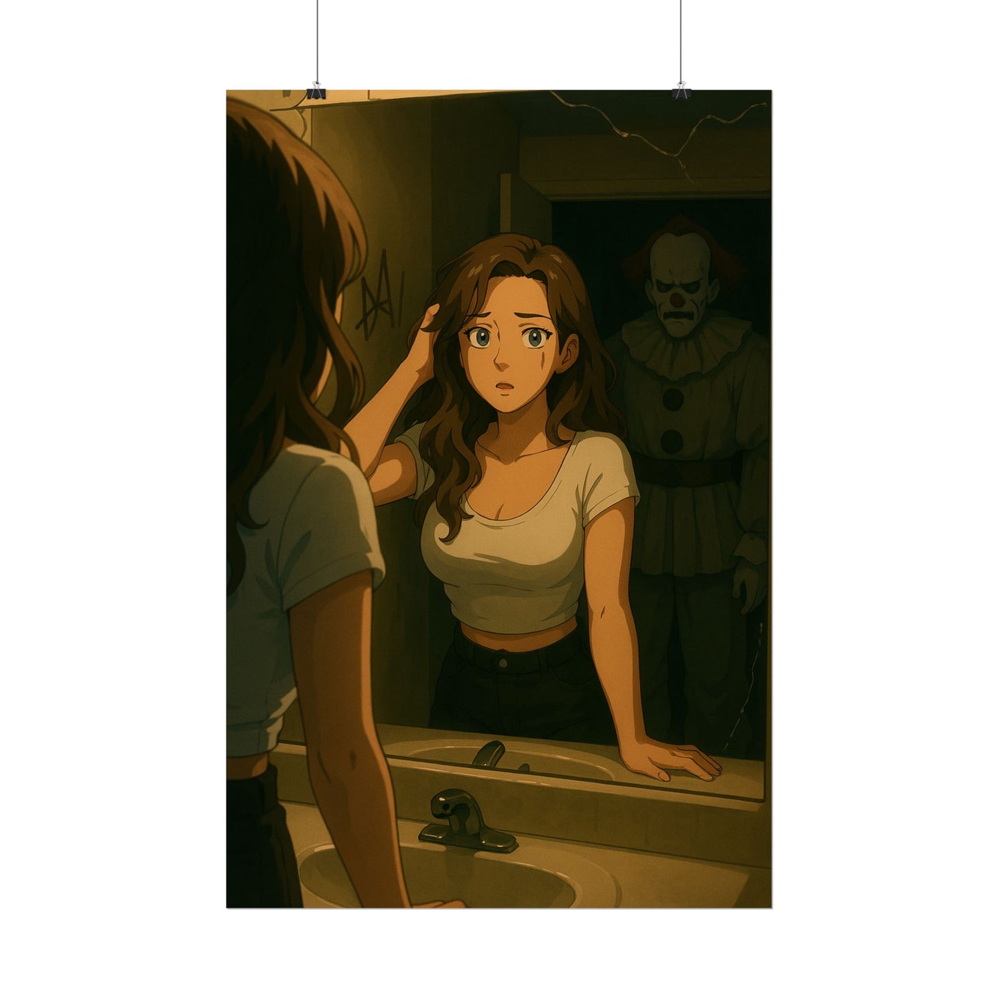 Loco Fits Anime Girls 'When IT comes' Poster