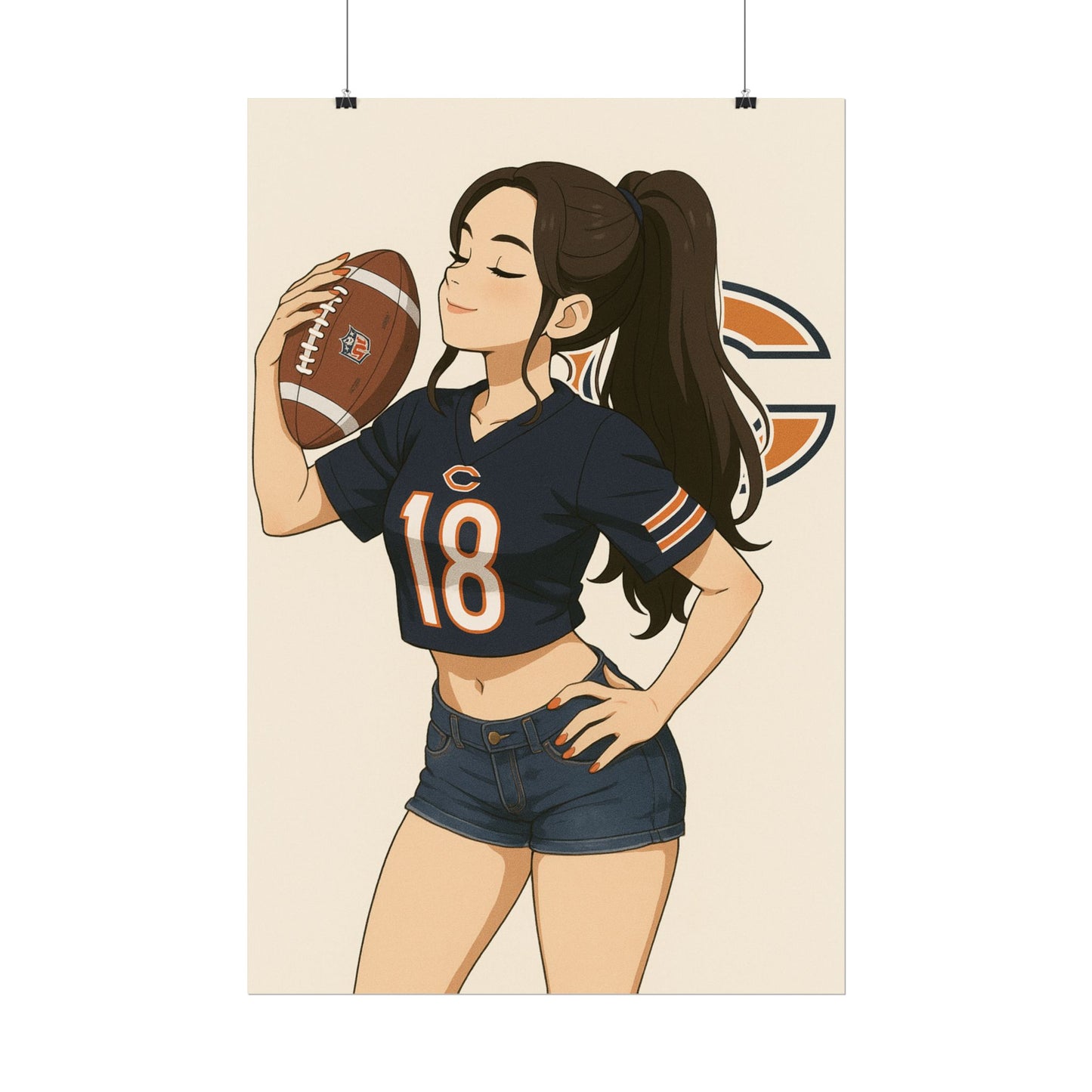 Loco Fits Anime Girls 'Bears Girl 5' Poster