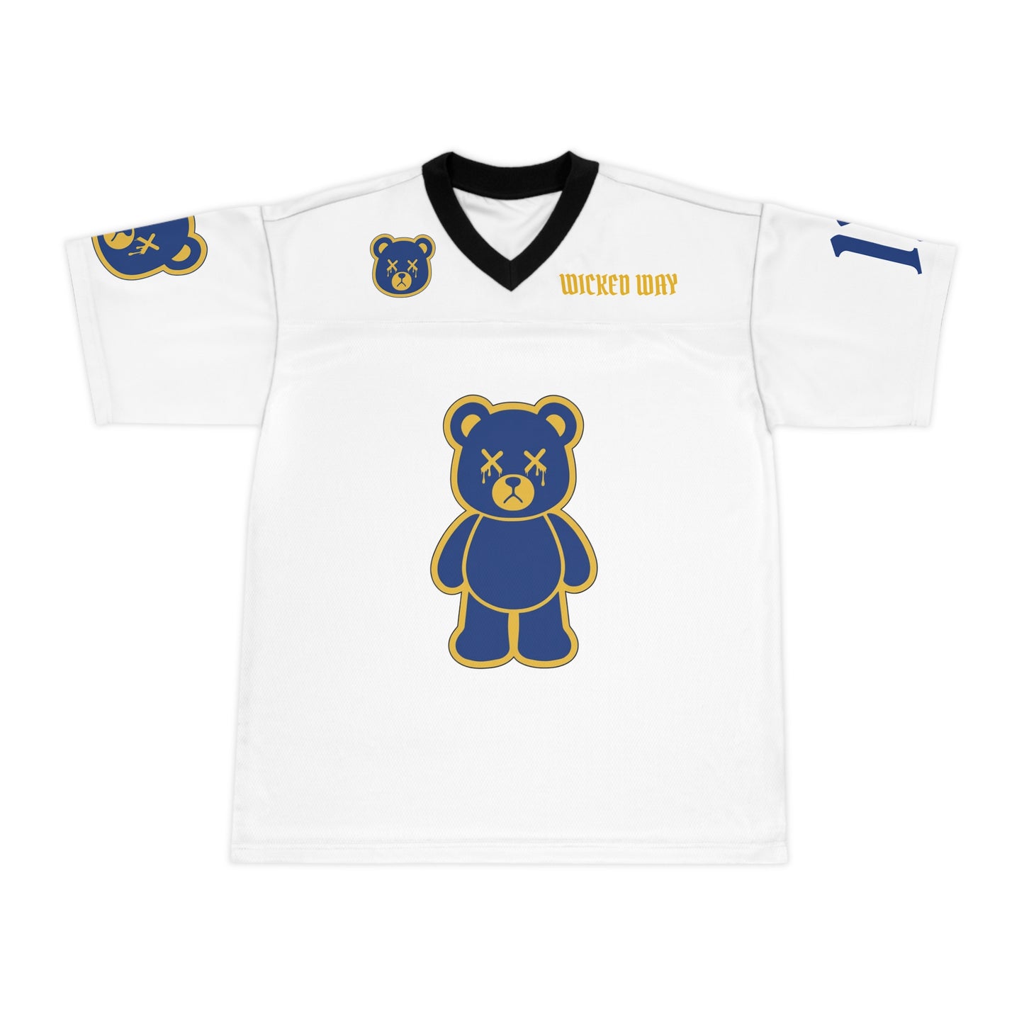 "Wicked Way" #17 Adams Deady Bears Football Jersey