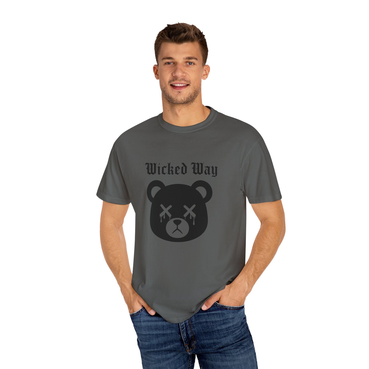 "Wicked Way" Dead Bear Head T-Shirt (Multi Color Options)