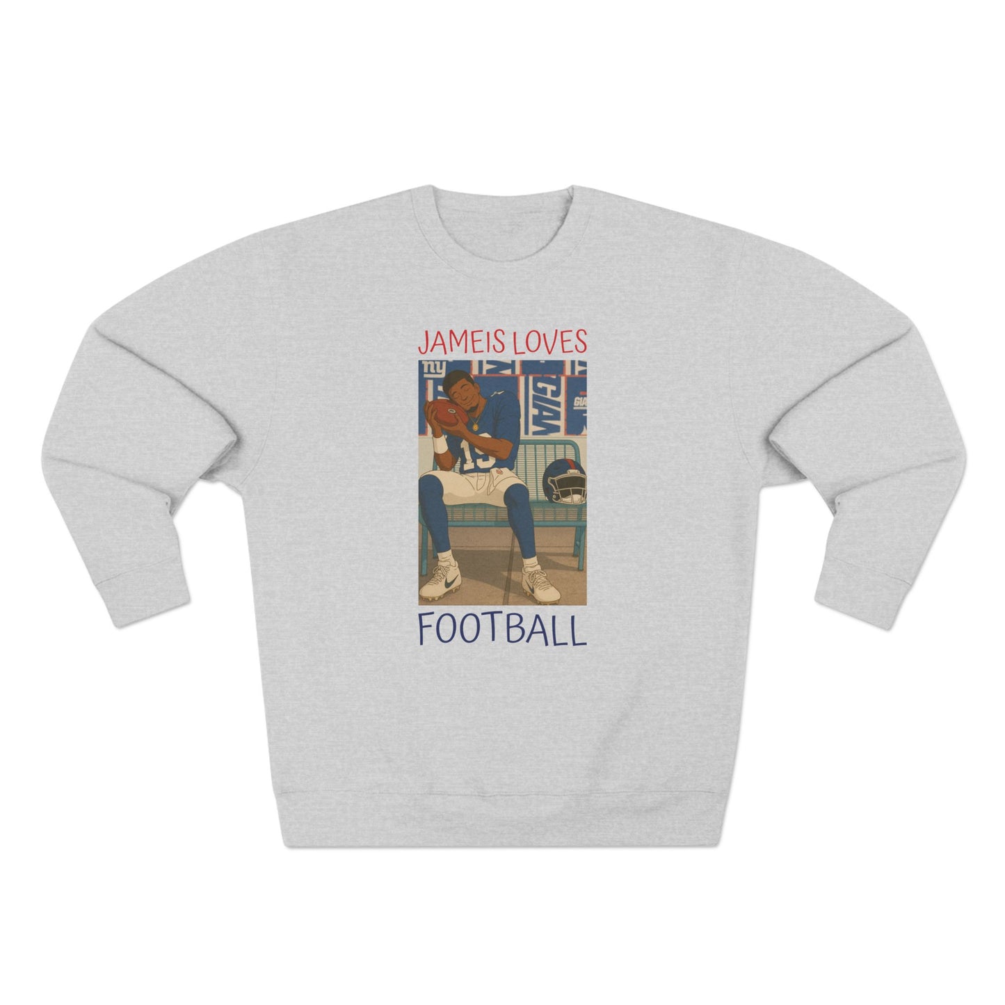 Anime Football 'Jameis Loves Football' Crewneck Sweatshirt