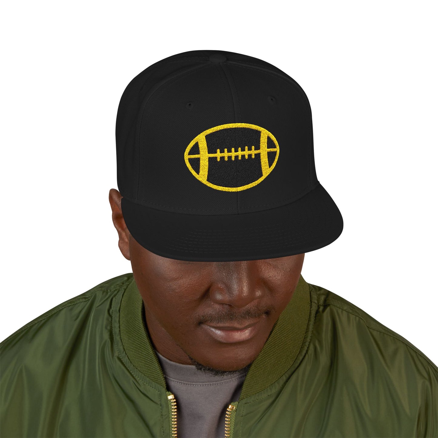 Legends "Wicked Way" Football Yellow & Black Logo Snapback