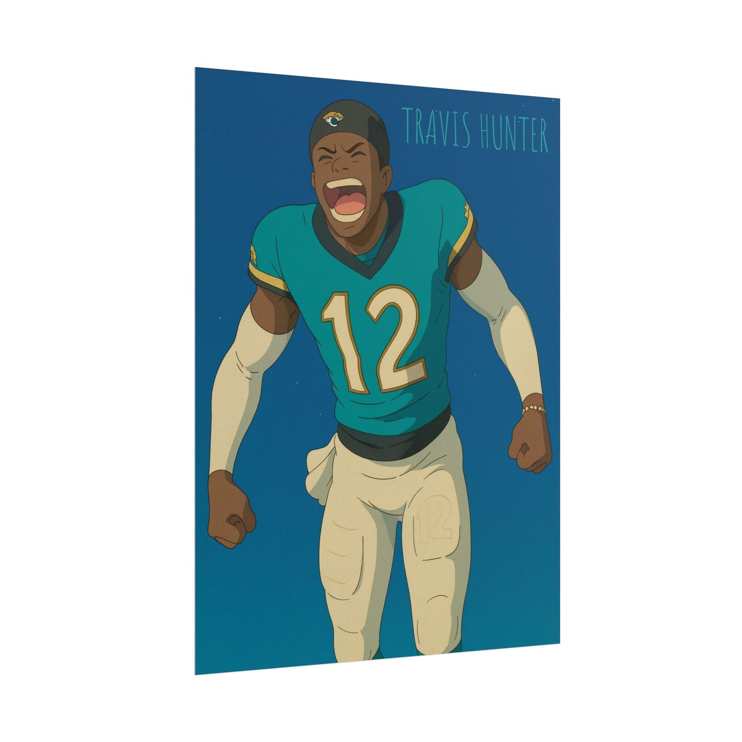 Loco Fits Anime Football 'Travis Hunter' Poster