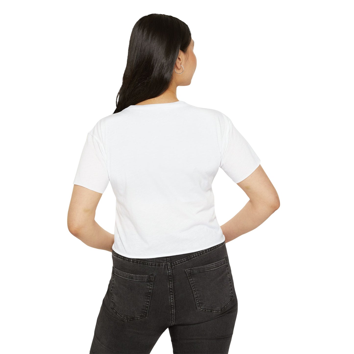 "Baddie Street" Script Heart V1 Woman's Crop Top