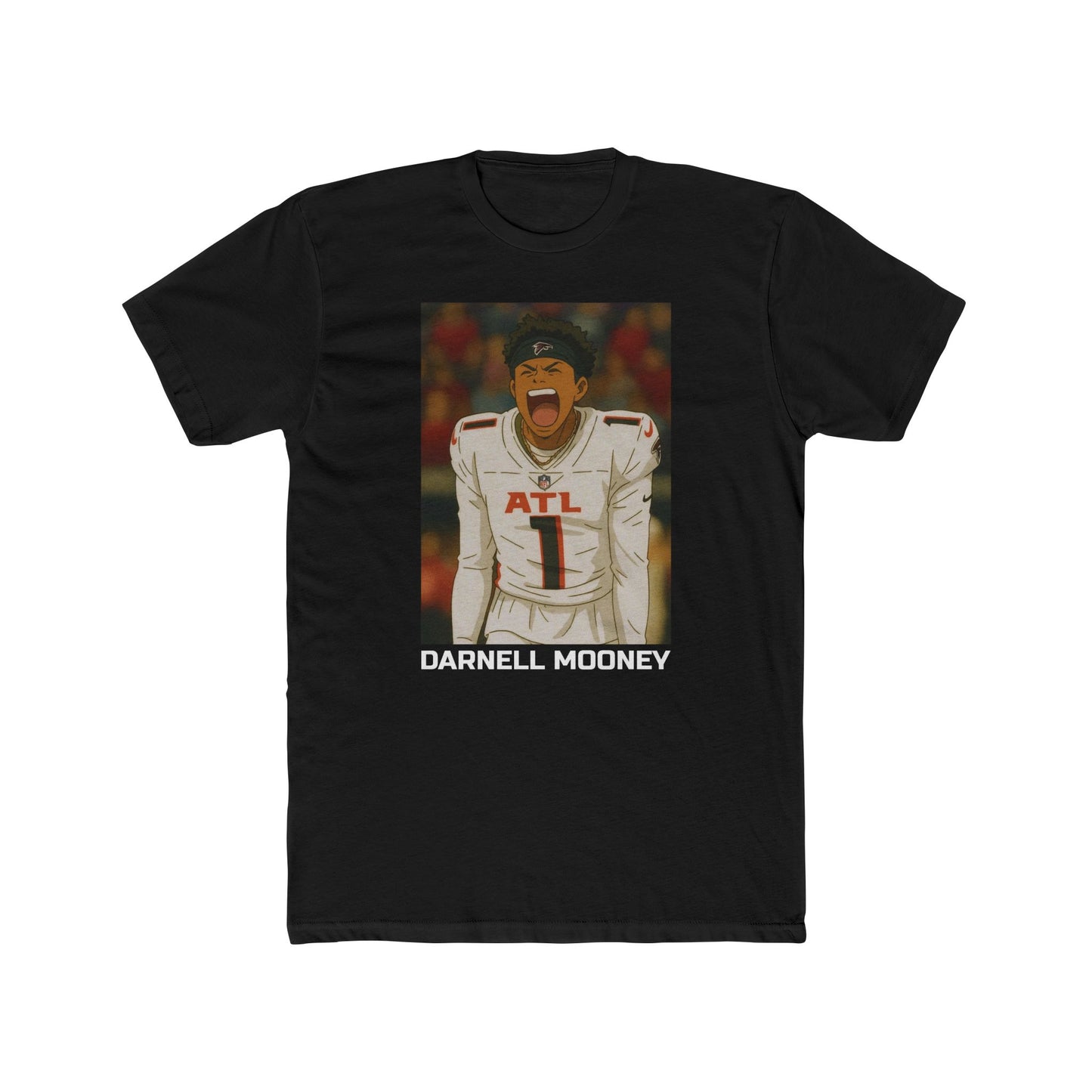 Anime Football 'Darnell Mooney' Cotton Crew Tee