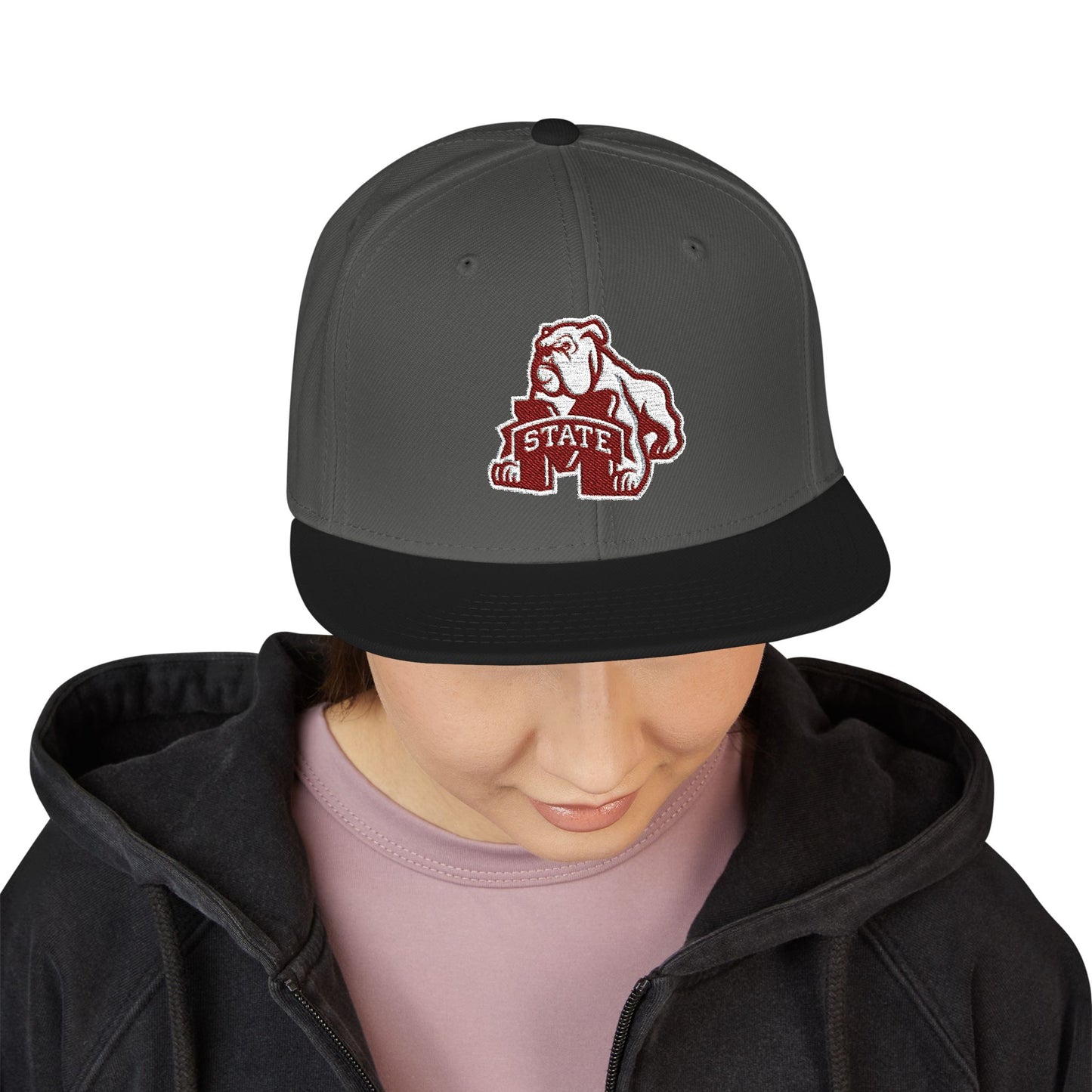 'Mississippi State Bulldog Bully' Logo Snapback