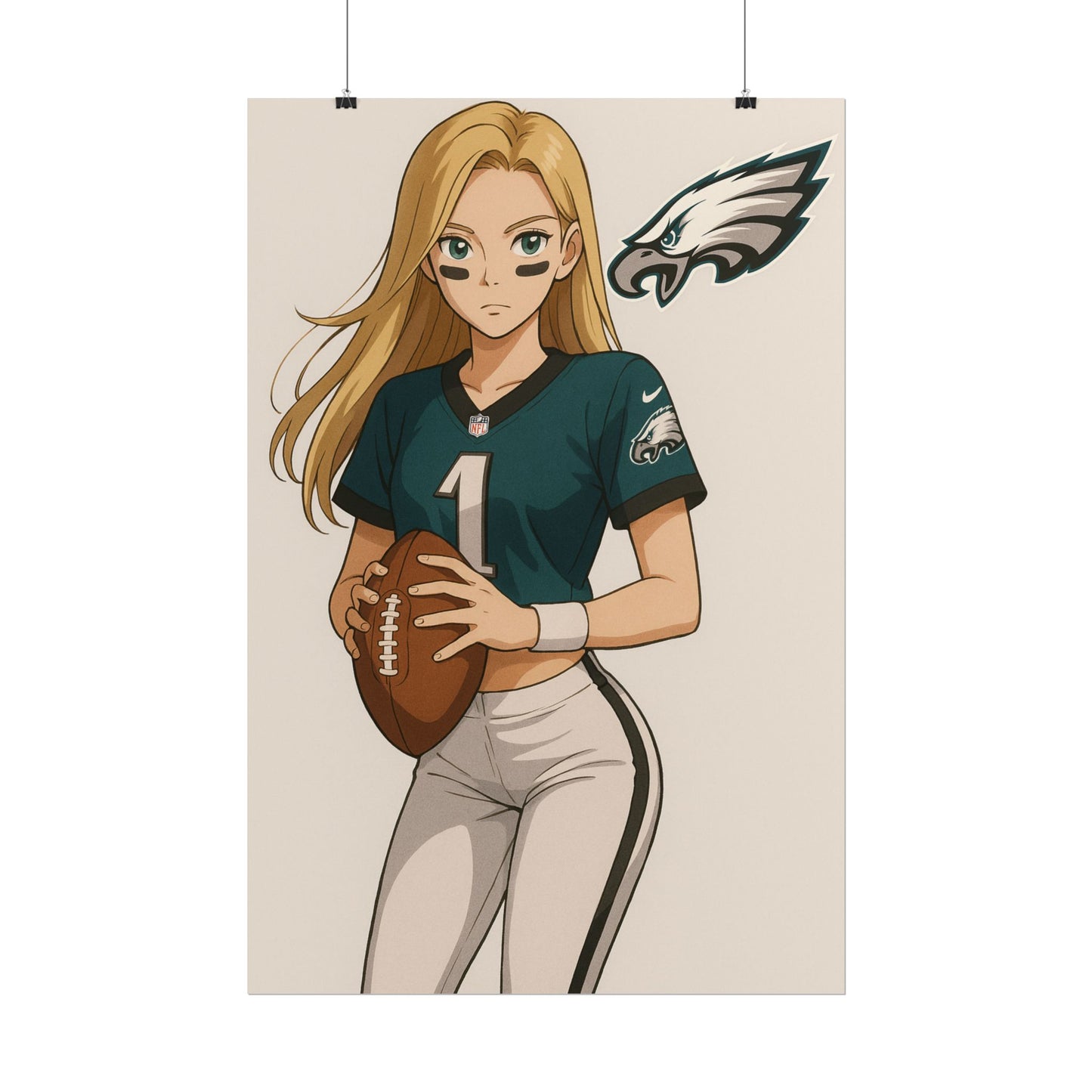 Loco Fits Anime Girls 'Eagles Girls 1' Poster