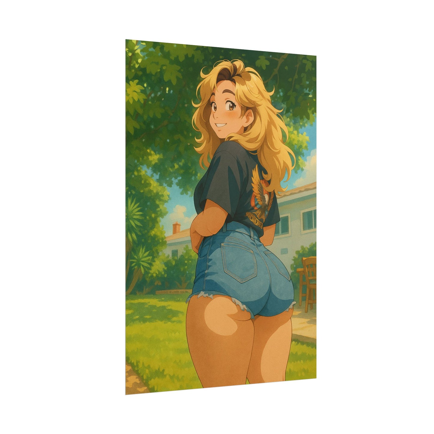 Loco Fits Anime Girls 'All American Florida Girl' Poster