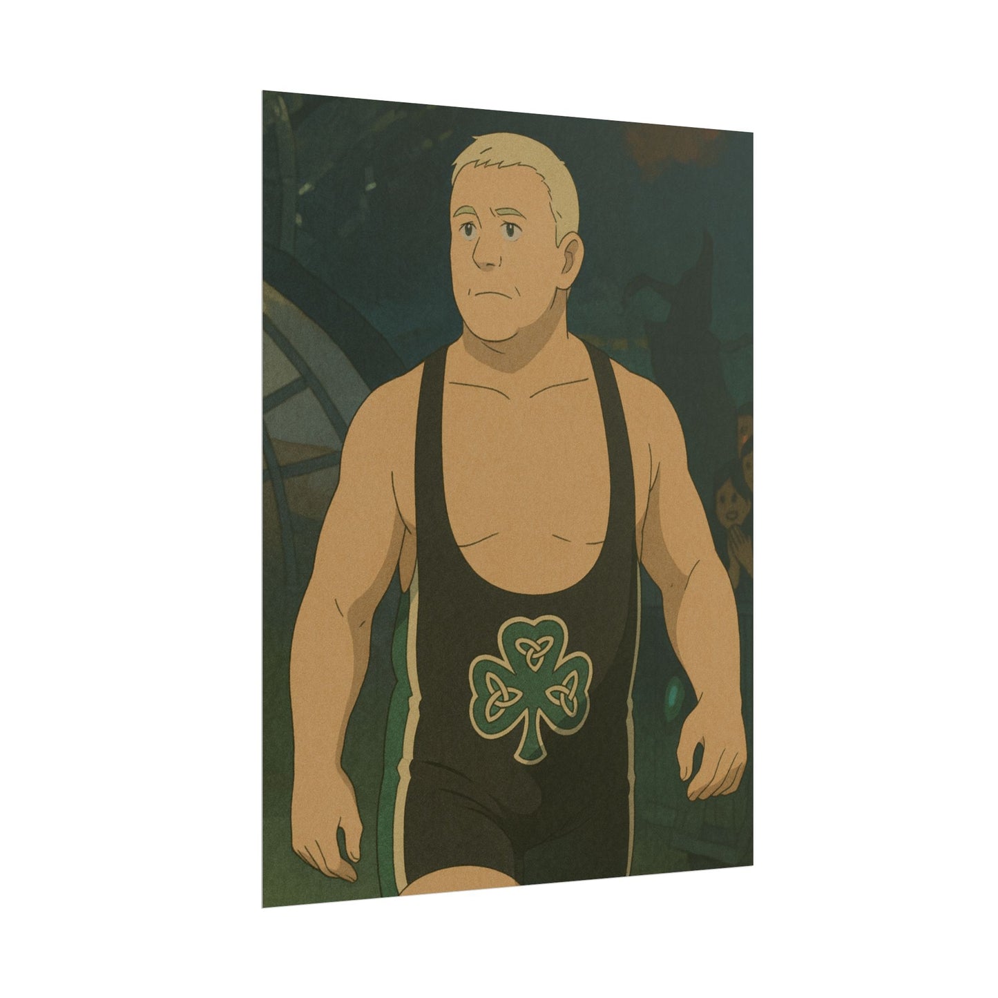 Loco Fits Anime Wrestling 'Luck of the Irish' Poster