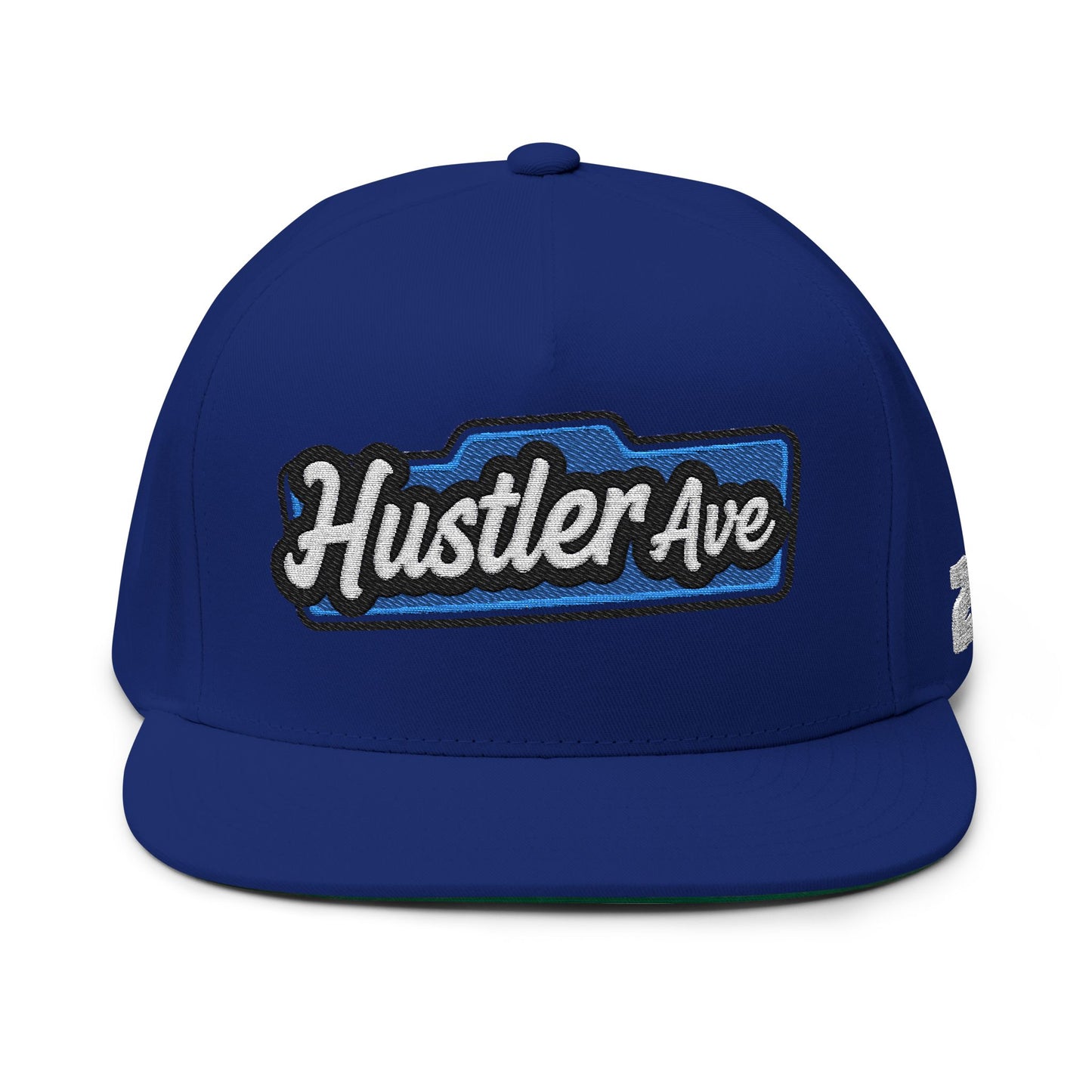 Blue "Hustler Ave" #29 Snapback