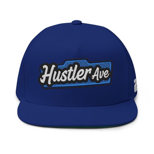 Blue "Hustler Ave" #29 Snapback