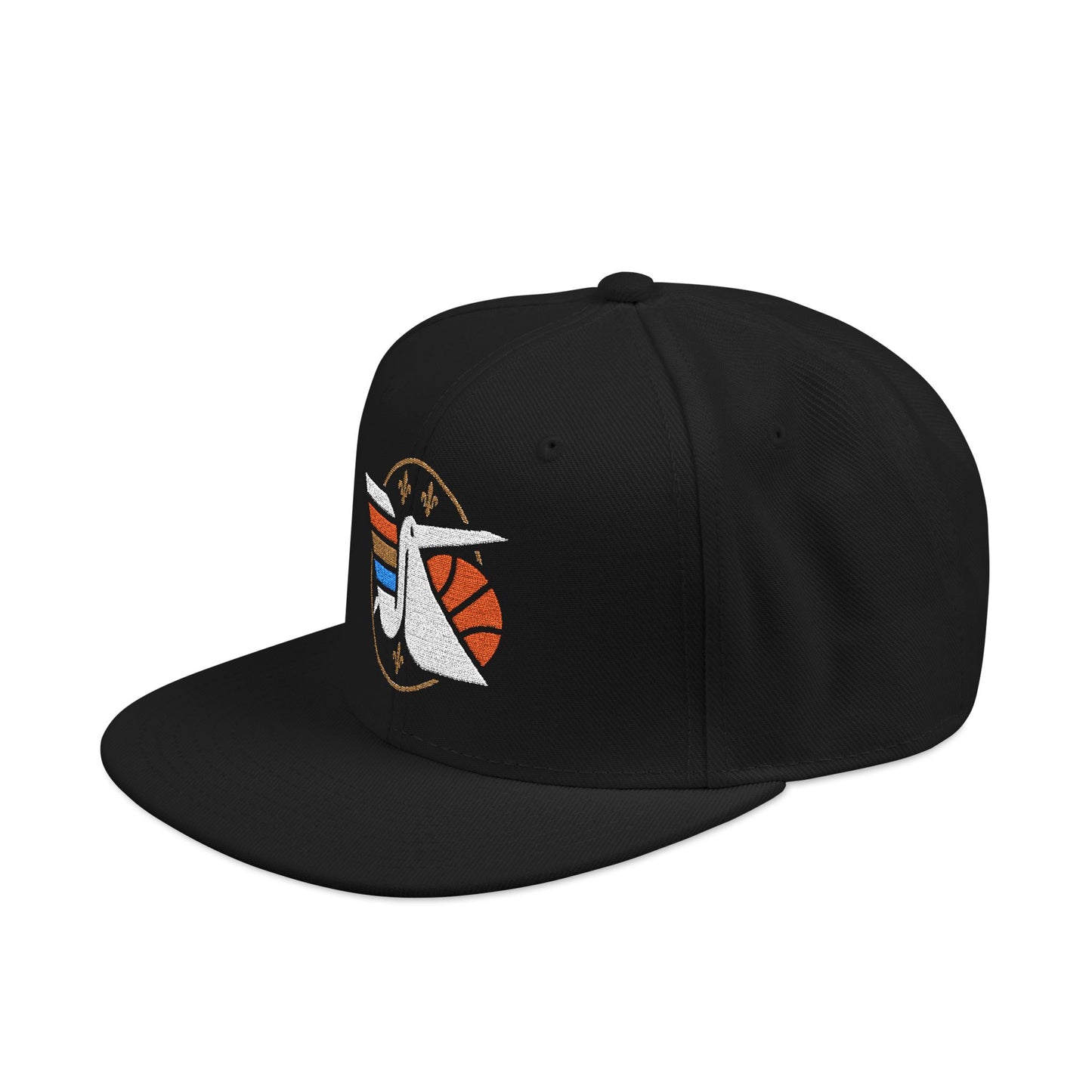 Loco Fits "NBA New Orleans Pelicans Silhouette Bird Concept Logo" Snapback (Embroidery)