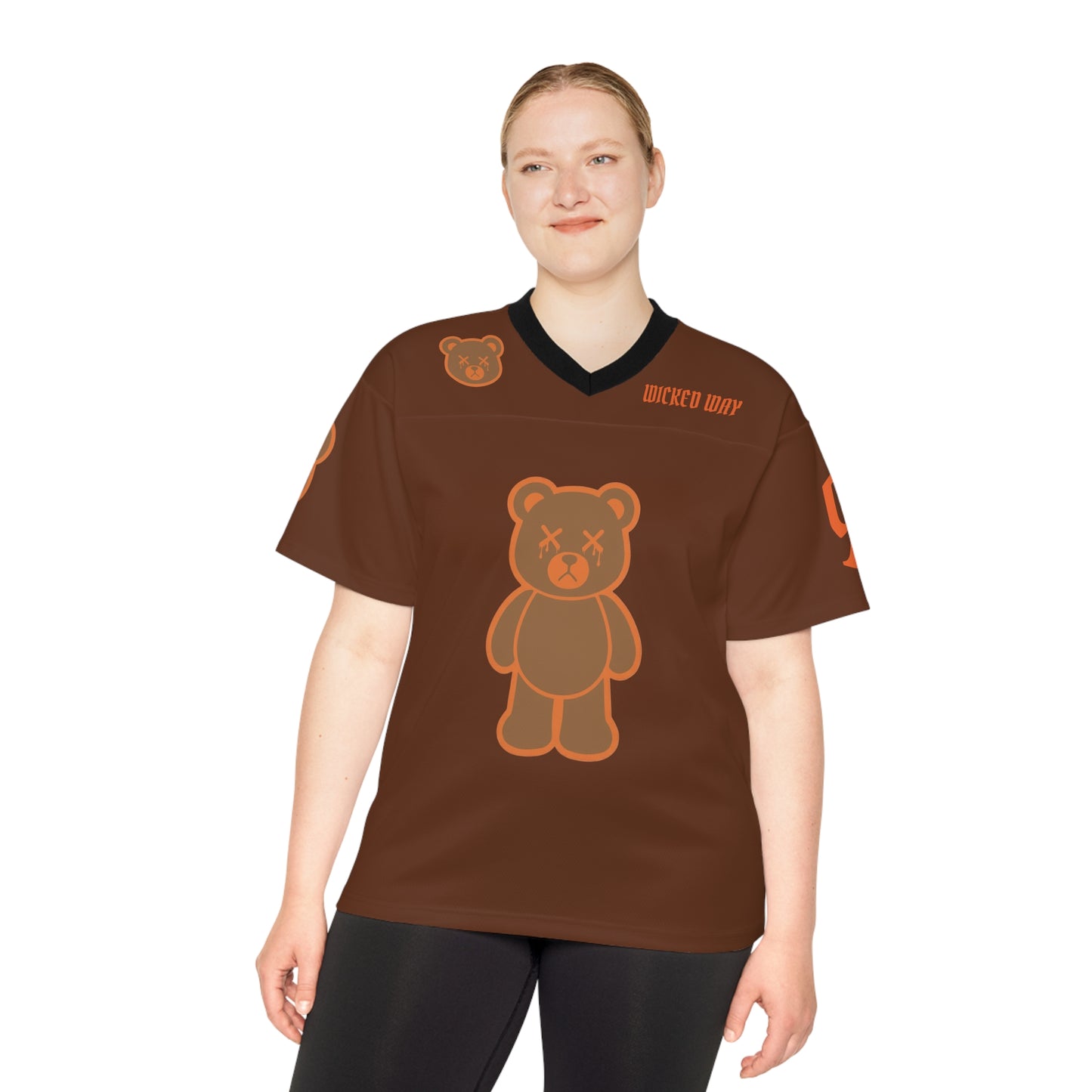 "Wicked Way" #95 Garrett Deady Bears Football Jersey