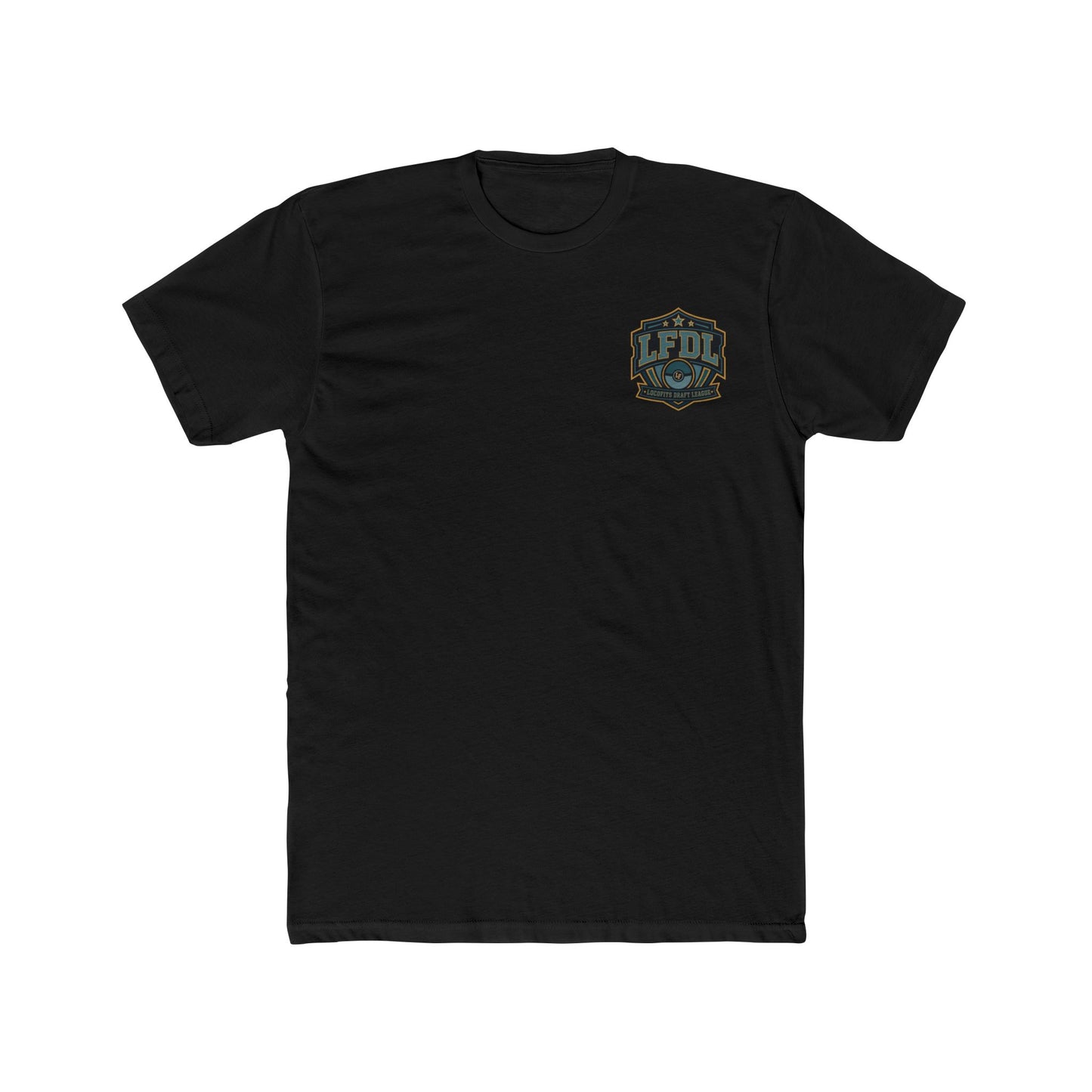 LocoFits Draft League North Carolina Pocket Logo Cotton Crew Tee