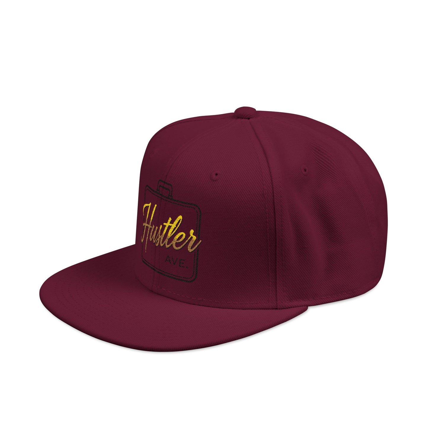 Base "Hustler Ave" All Business Gold Briefcase Snapback