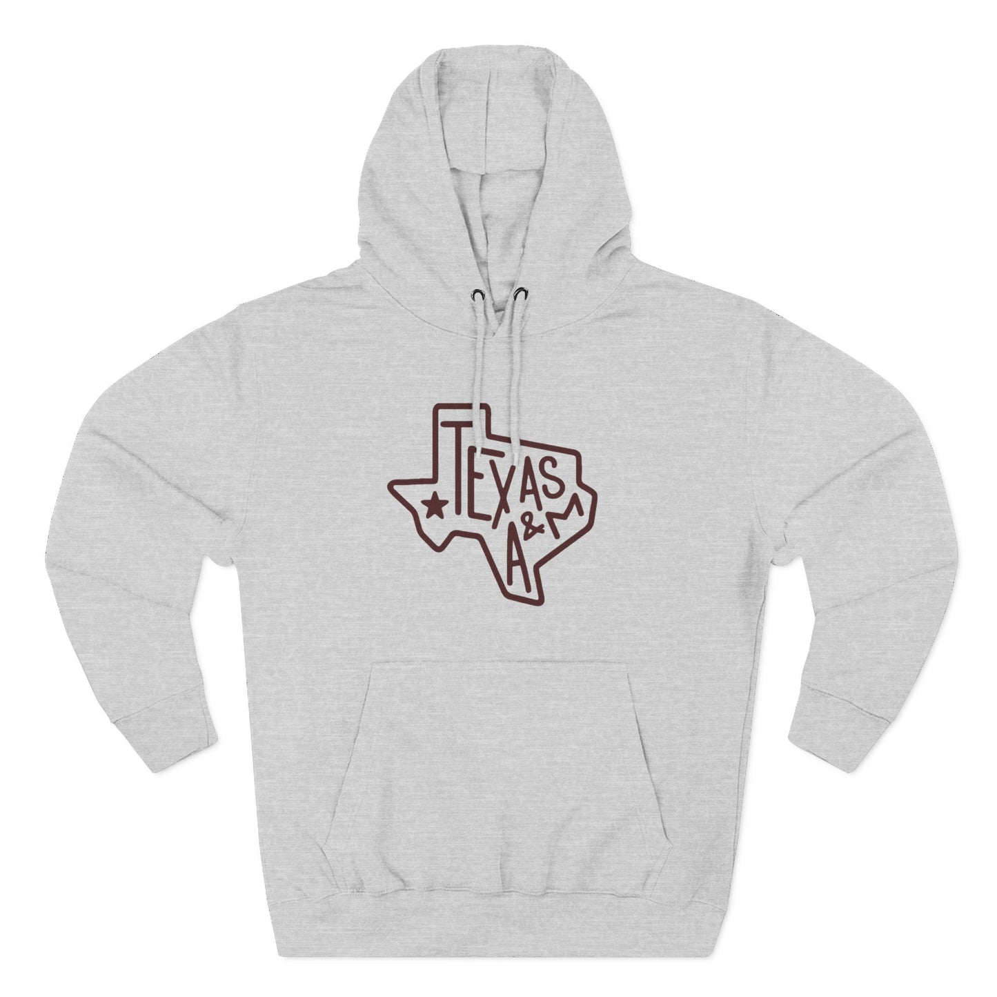 'Texas A&M State of Texas' Three-Panel Fleece Hoodie