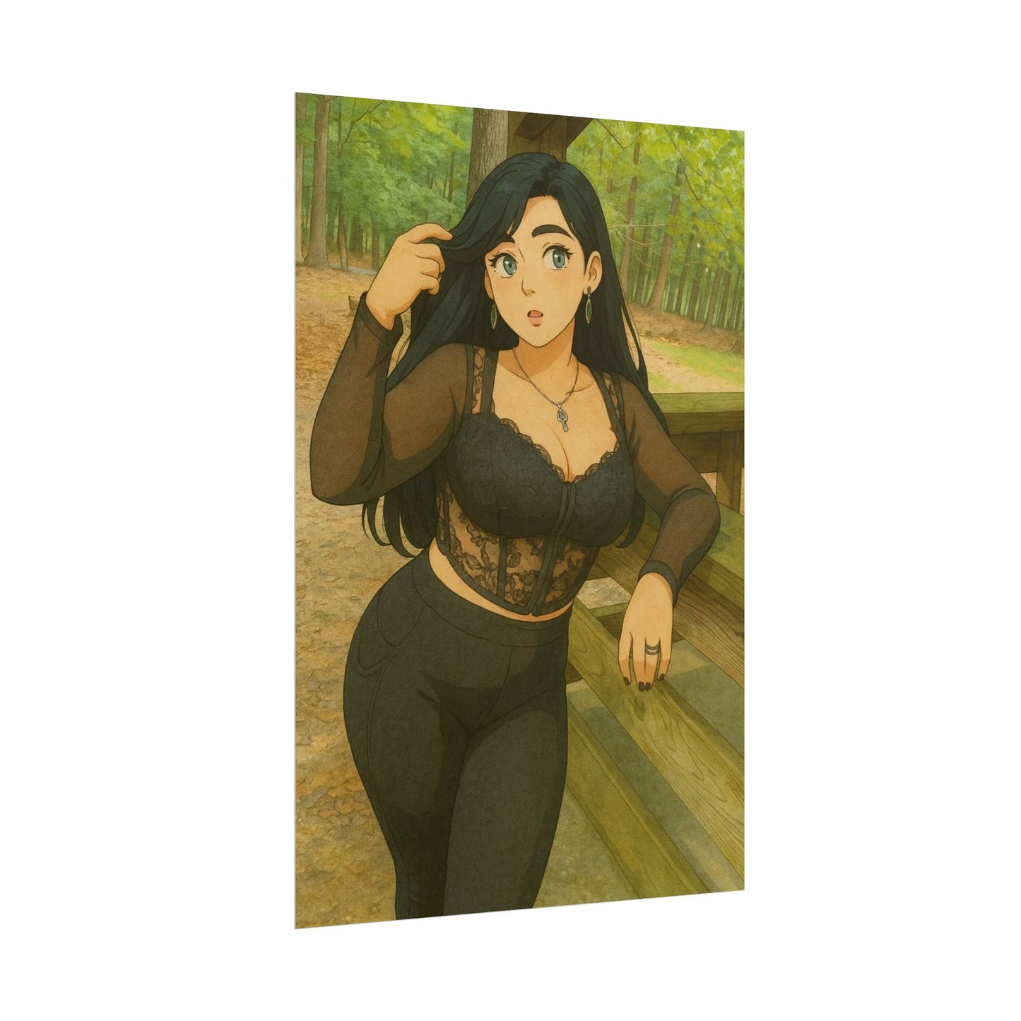 Loco Fits Anime Girls 'Maiden Of The Forrest' Poster