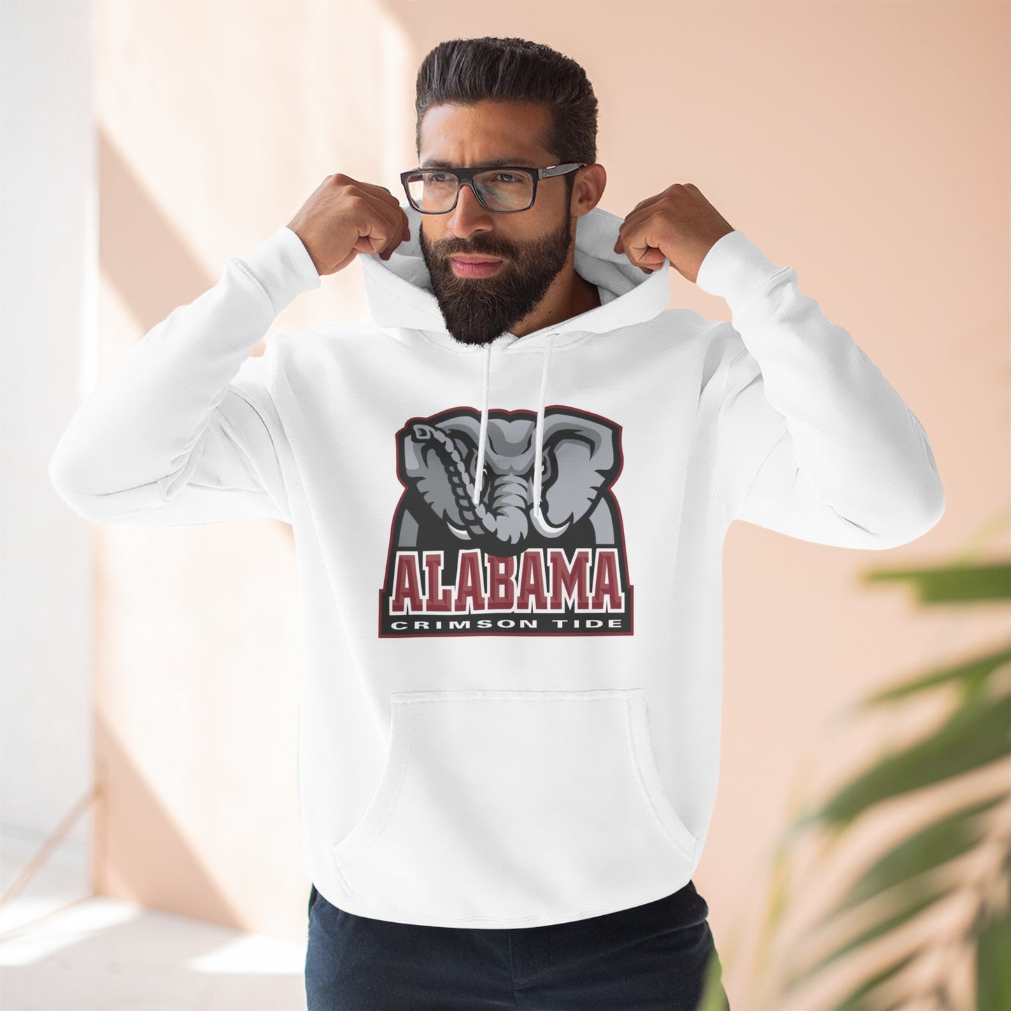 'Alabama Crimson Tide Big Al' Three-Panel Fleece Hoodie