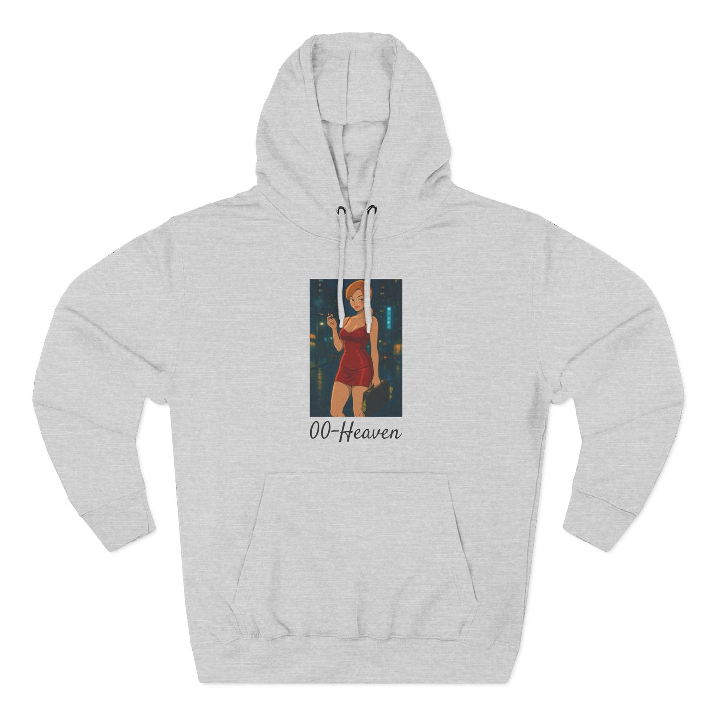 Loco Fits Anime Girls 'Take the Money & Run' Three-Panel Fleece Hoodie