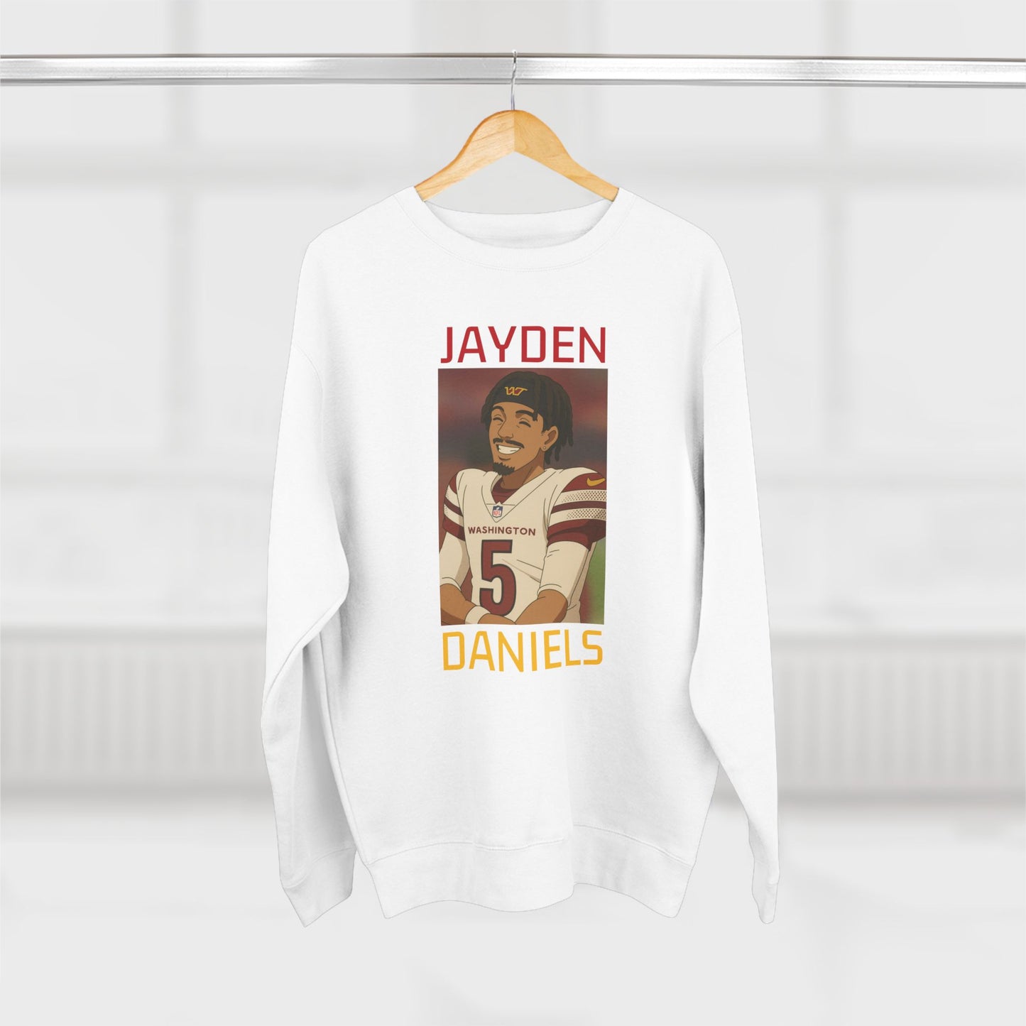 Anime Football 'Jayden Daniels' Crewneck Sweatshirt