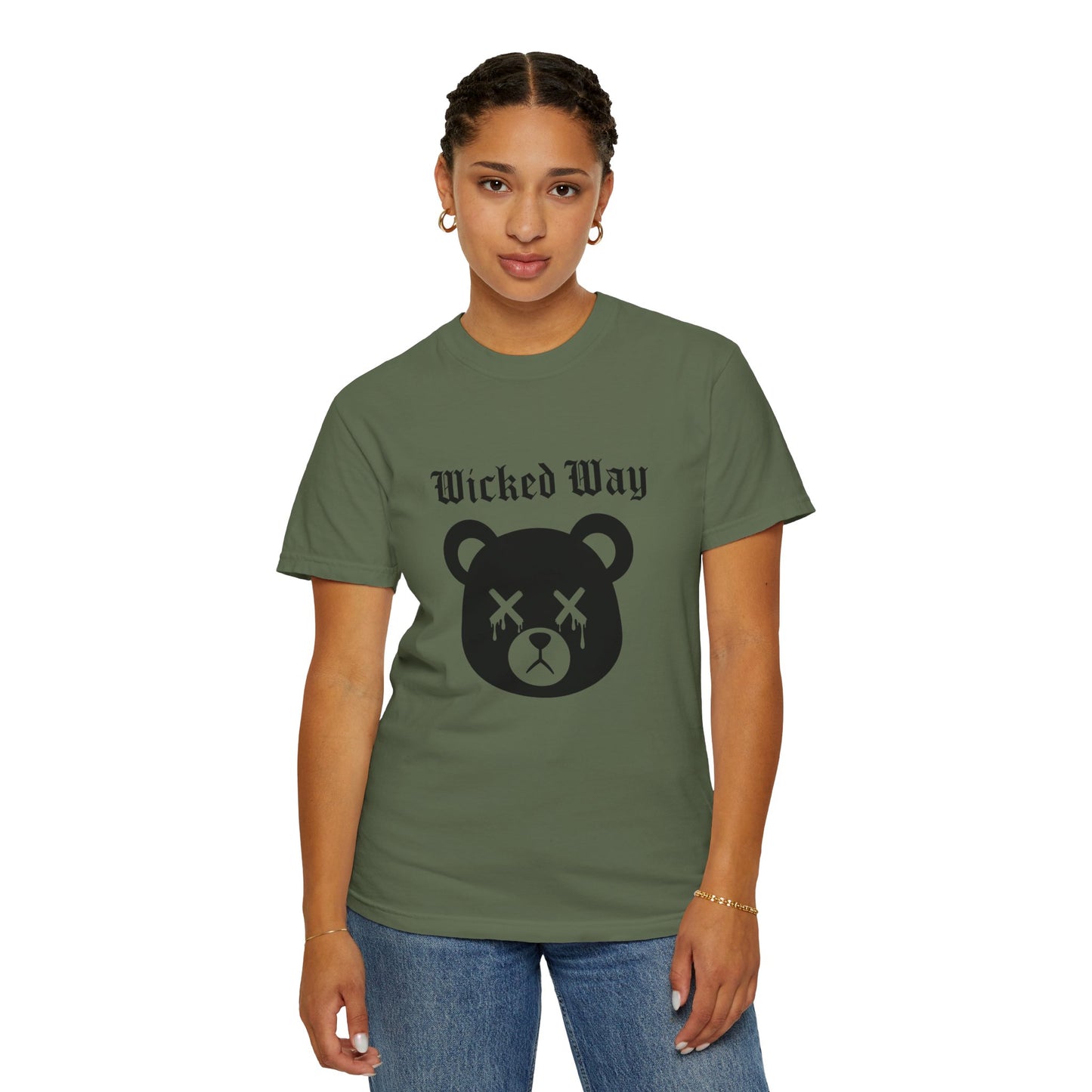 "Wicked Way" Dead Bear Head T-Shirt (Multi Color Options)