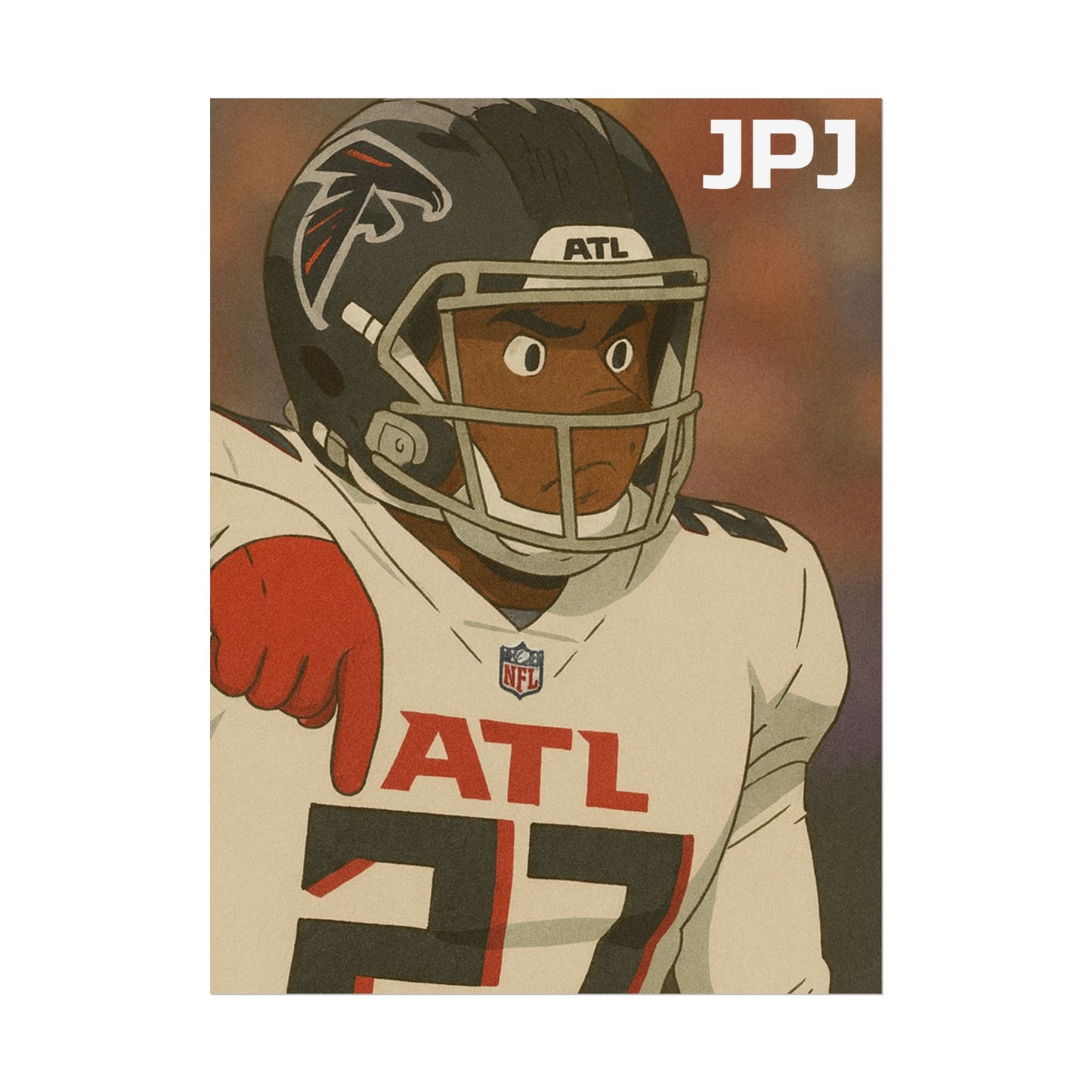 Loco Fits Anime Football 'JPJ' Poster