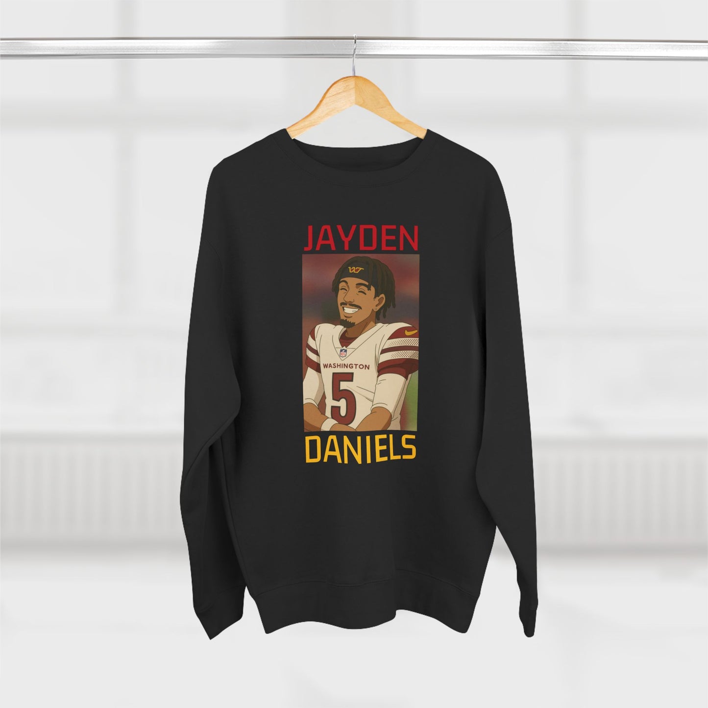 Anime Football 'Jayden Daniels' Crewneck Sweatshirt