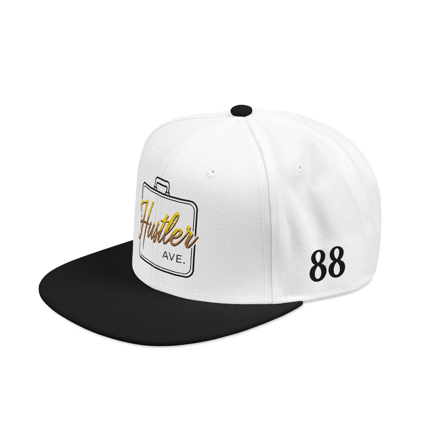 "Hustler Ave" #88 All Business Gold Briefcase Snapback