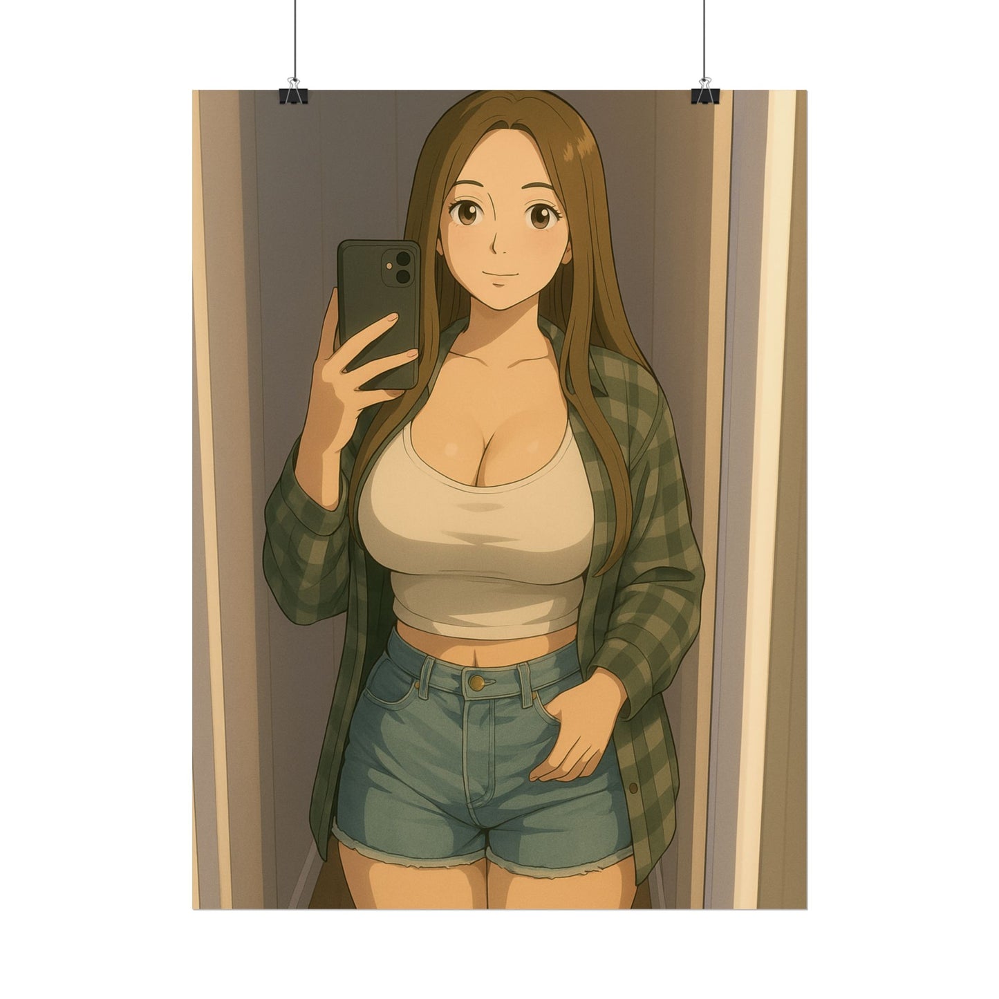 Loco Fits Anime Girls 'Gurnge Selfie' Poster