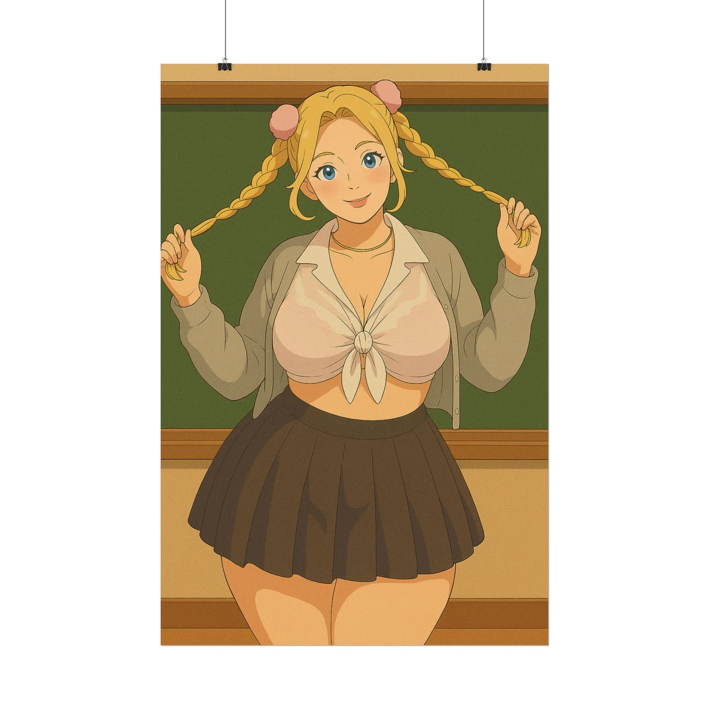 Loco Fits Anime Girls 'Seductive School Girl' Poster